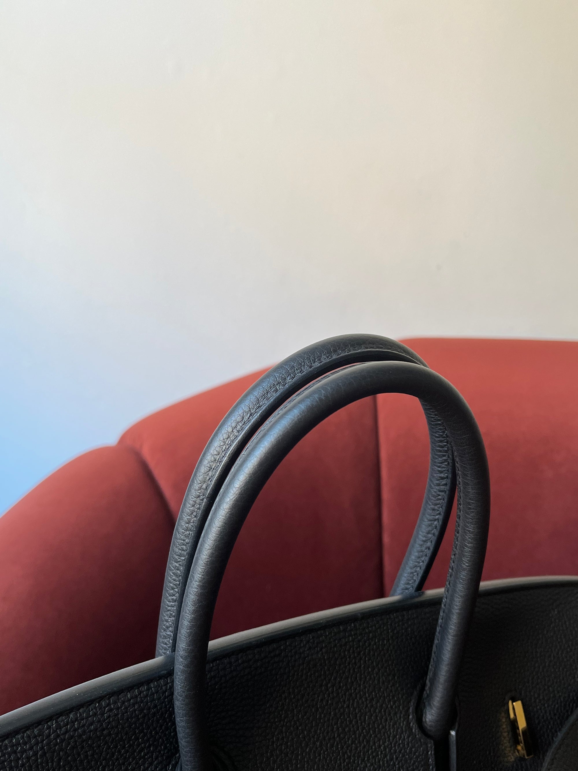 Hermès Birkin 35 In Black Togo (2014)