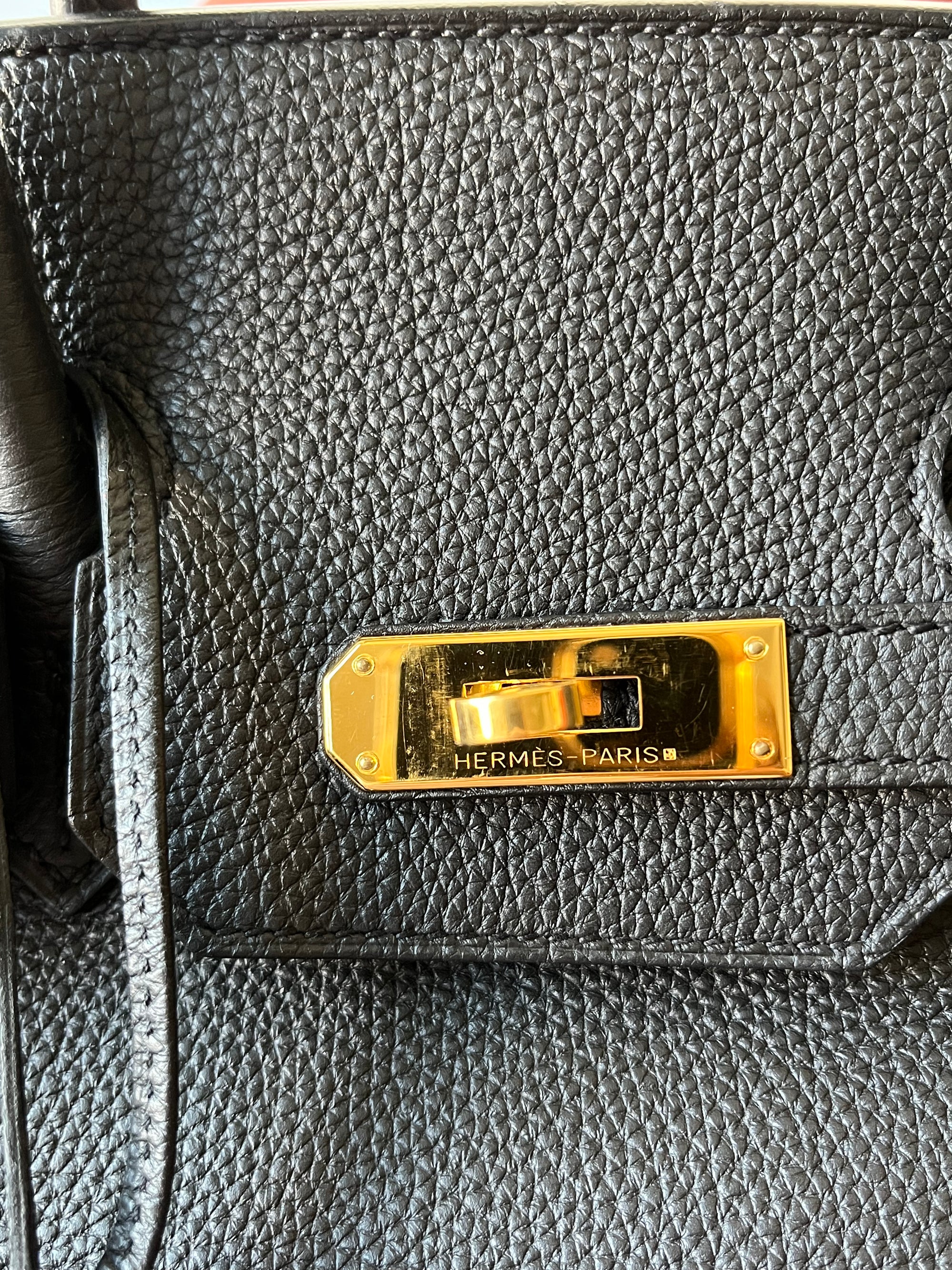 Hermès Birkin 35 In Black Togo (2014)