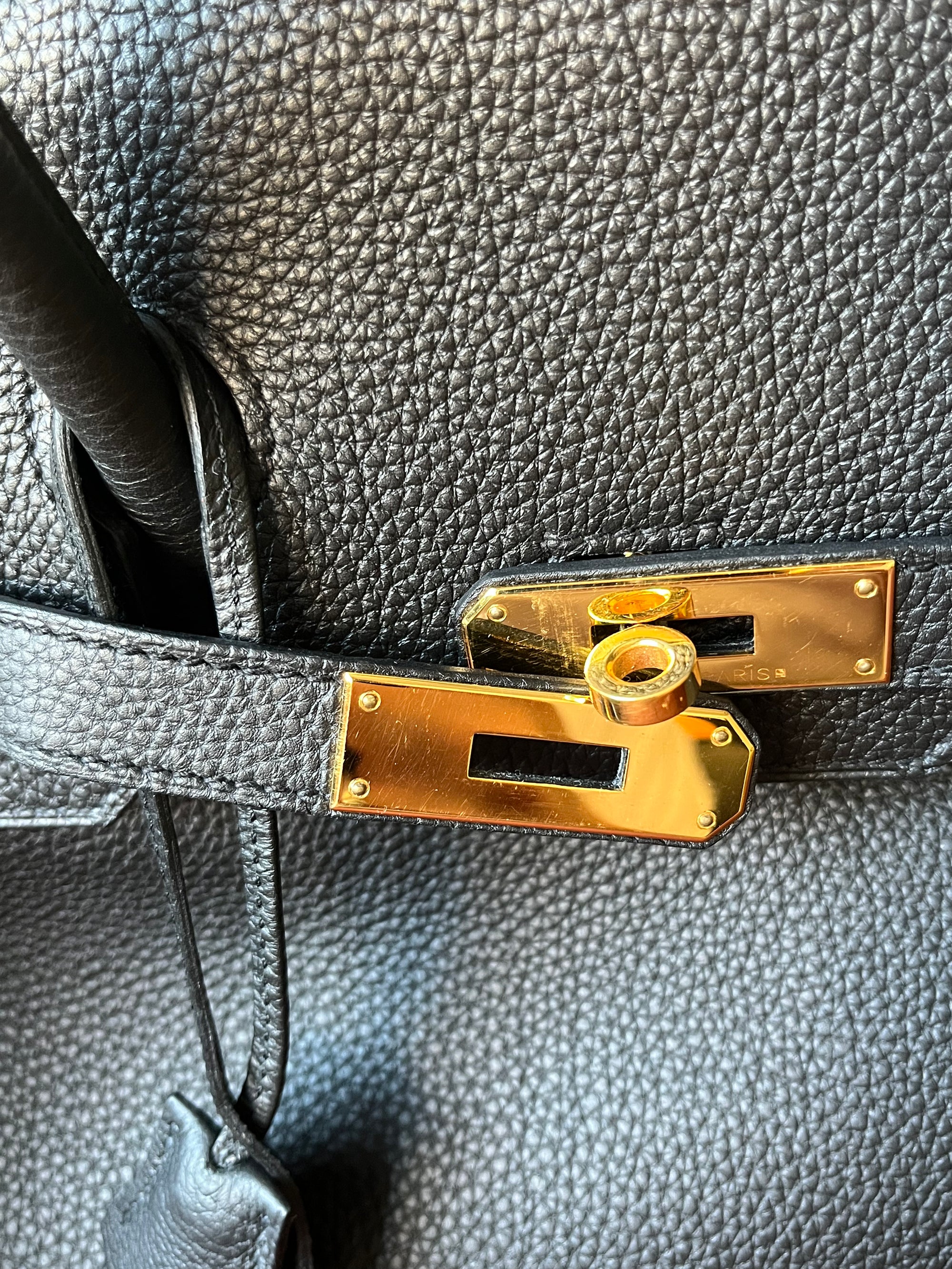 Hermès Birkin 35 In Black Togo (2014)