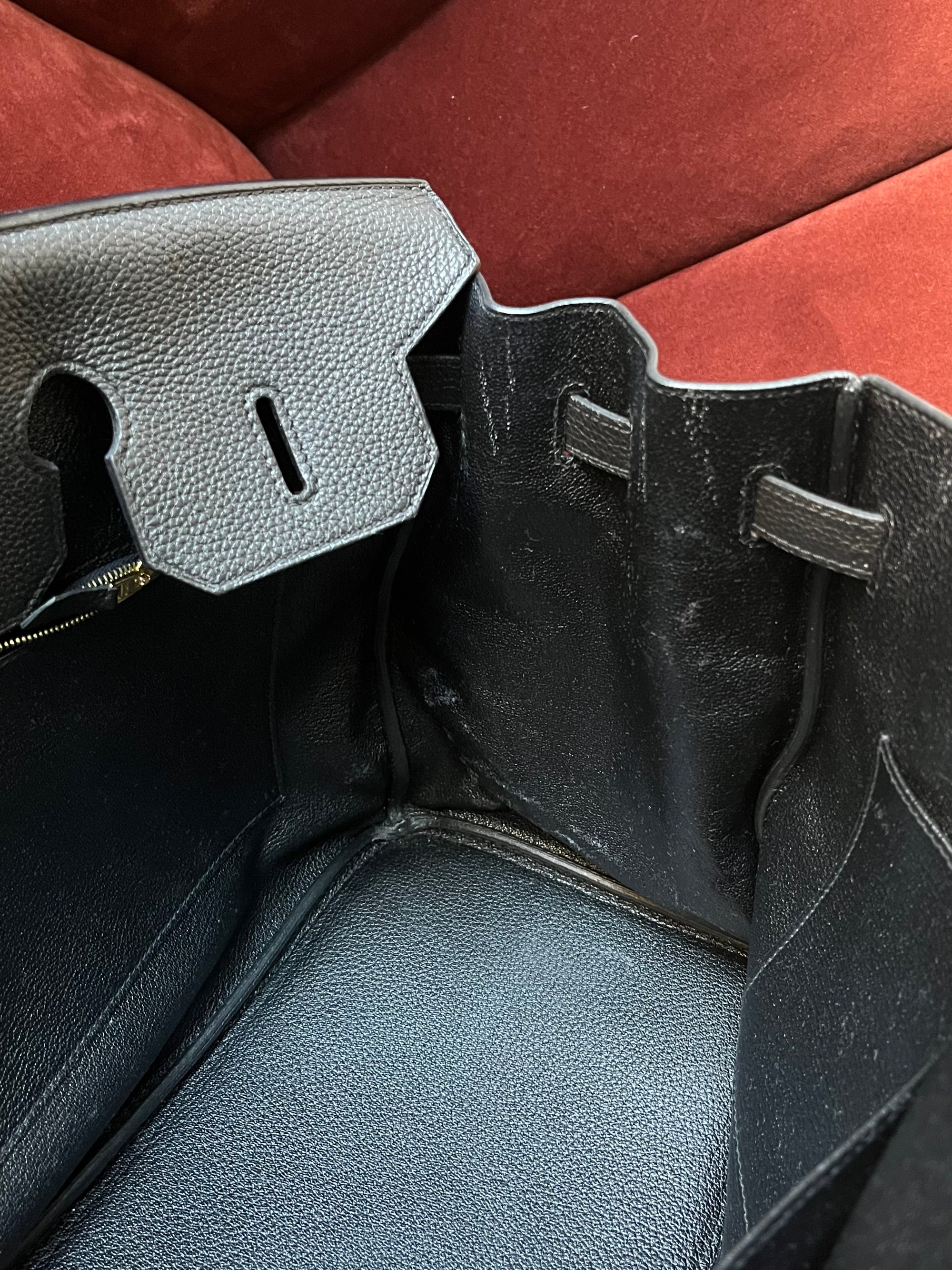Hermès Birkin 35 In Black Togo (2014)