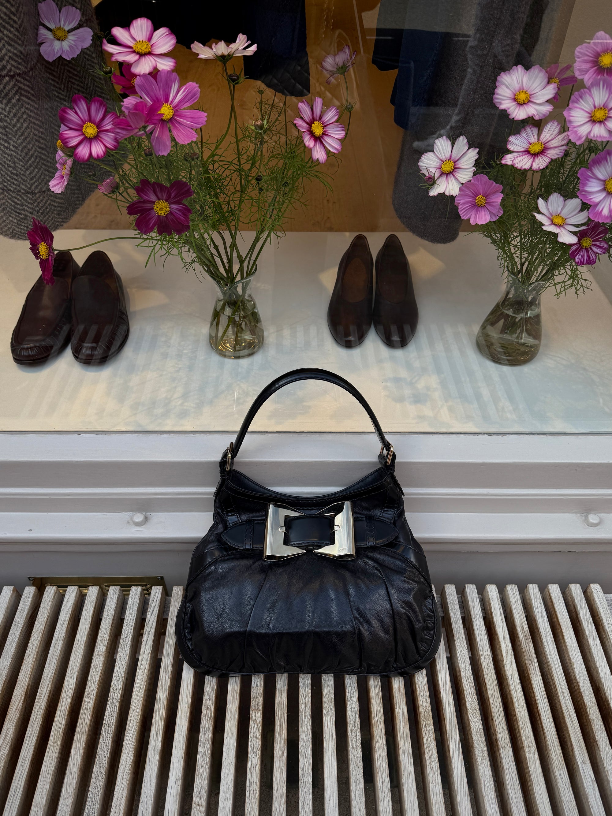 Gucci Vintage Queen Bow Hobo