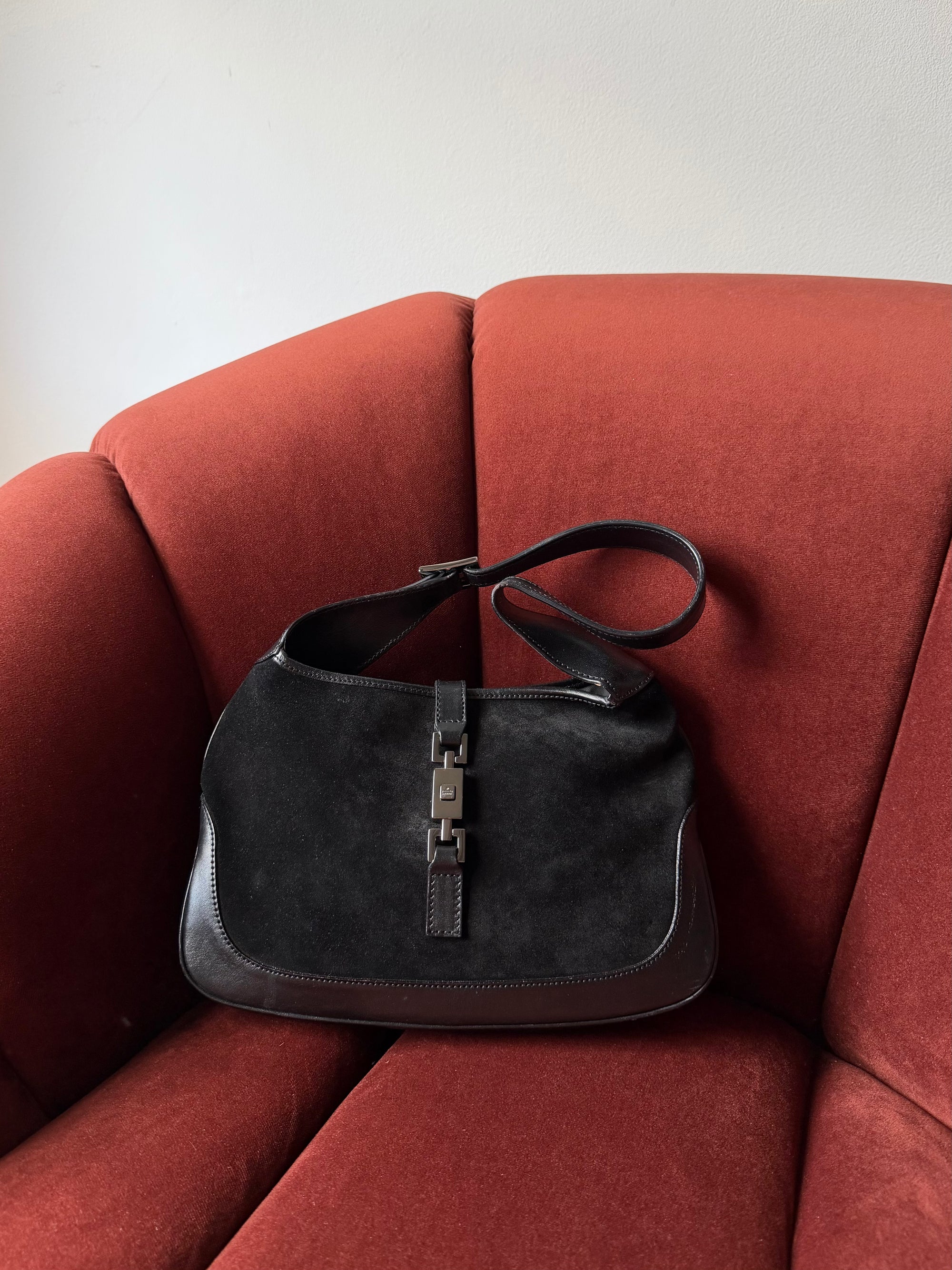 Gucci Vintage Suede Jackie