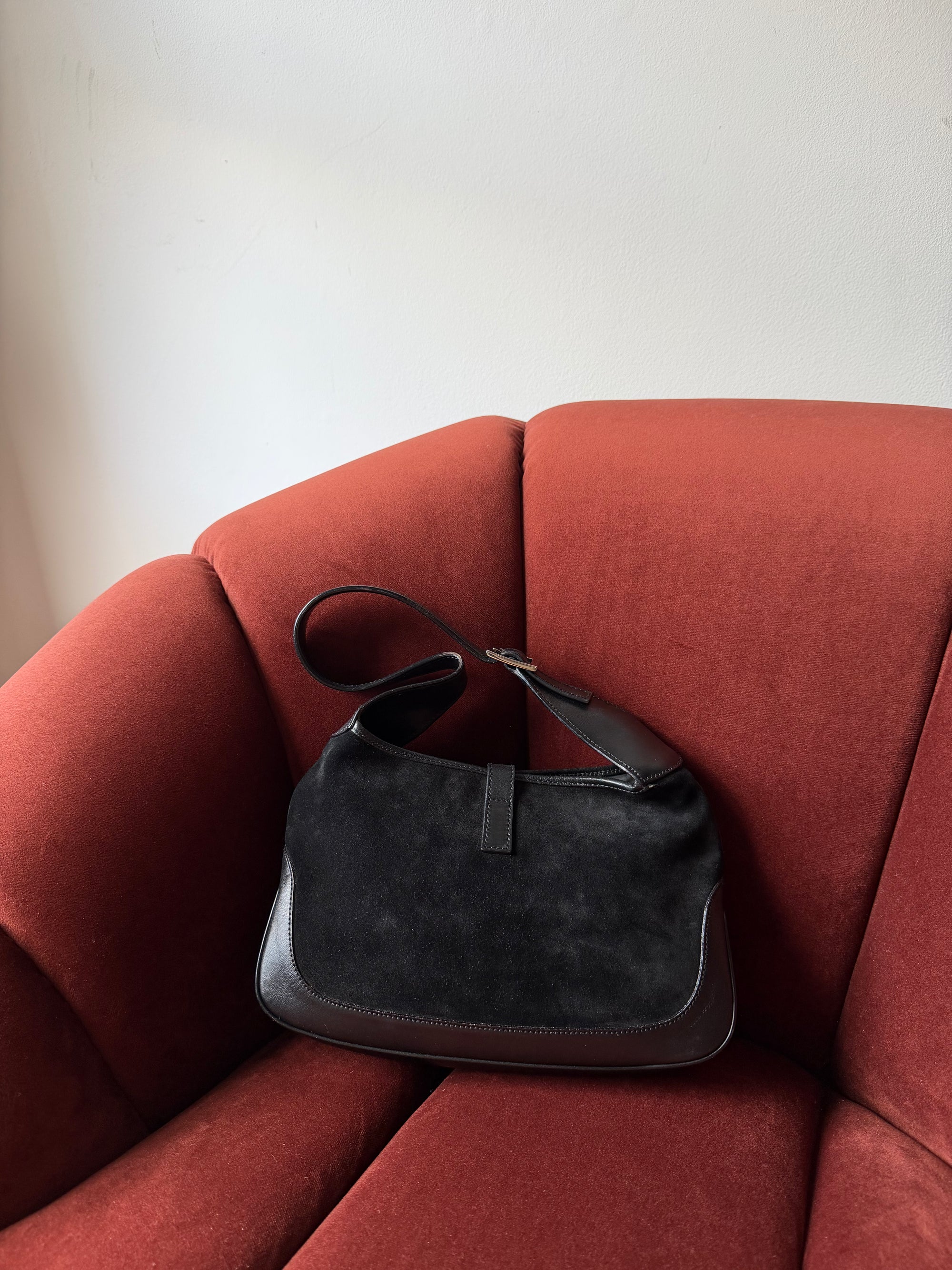 Gucci Vintage Suede Jackie