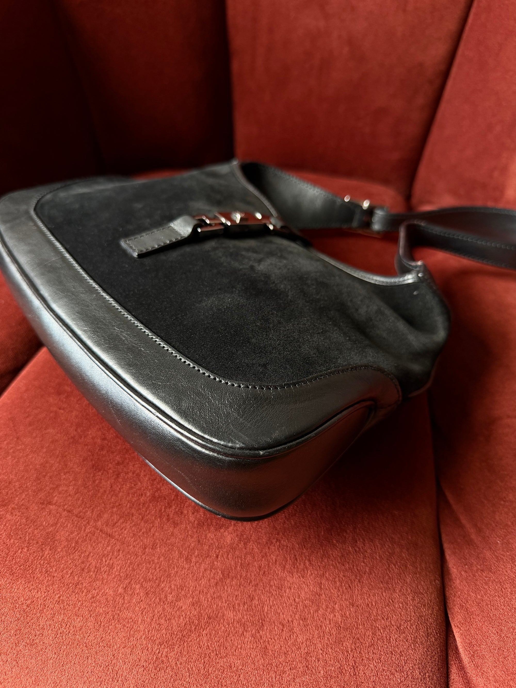 Gucci Vintage Suede Jackie
