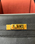 Hermès Kelly 32 In Black Ardennes (2001)