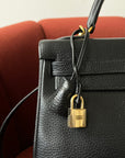 Hermès Kelly 32 In Black Ardennes (2001)