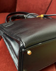 Hermès Kelly 32 In Black Ardennes (2001)