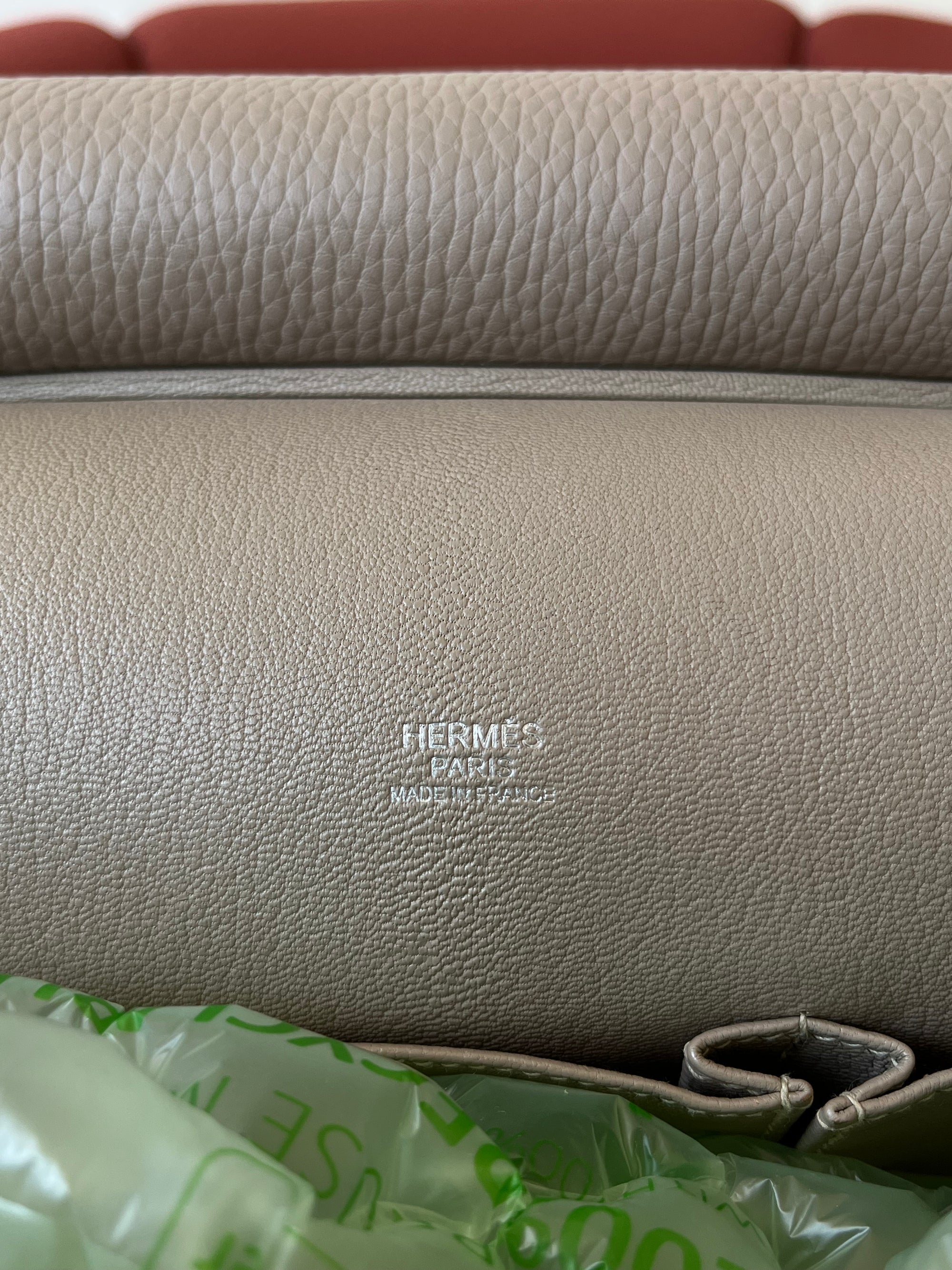 Hermès Jypsiere 28 In Gris Tourterelle Clemence (2015)