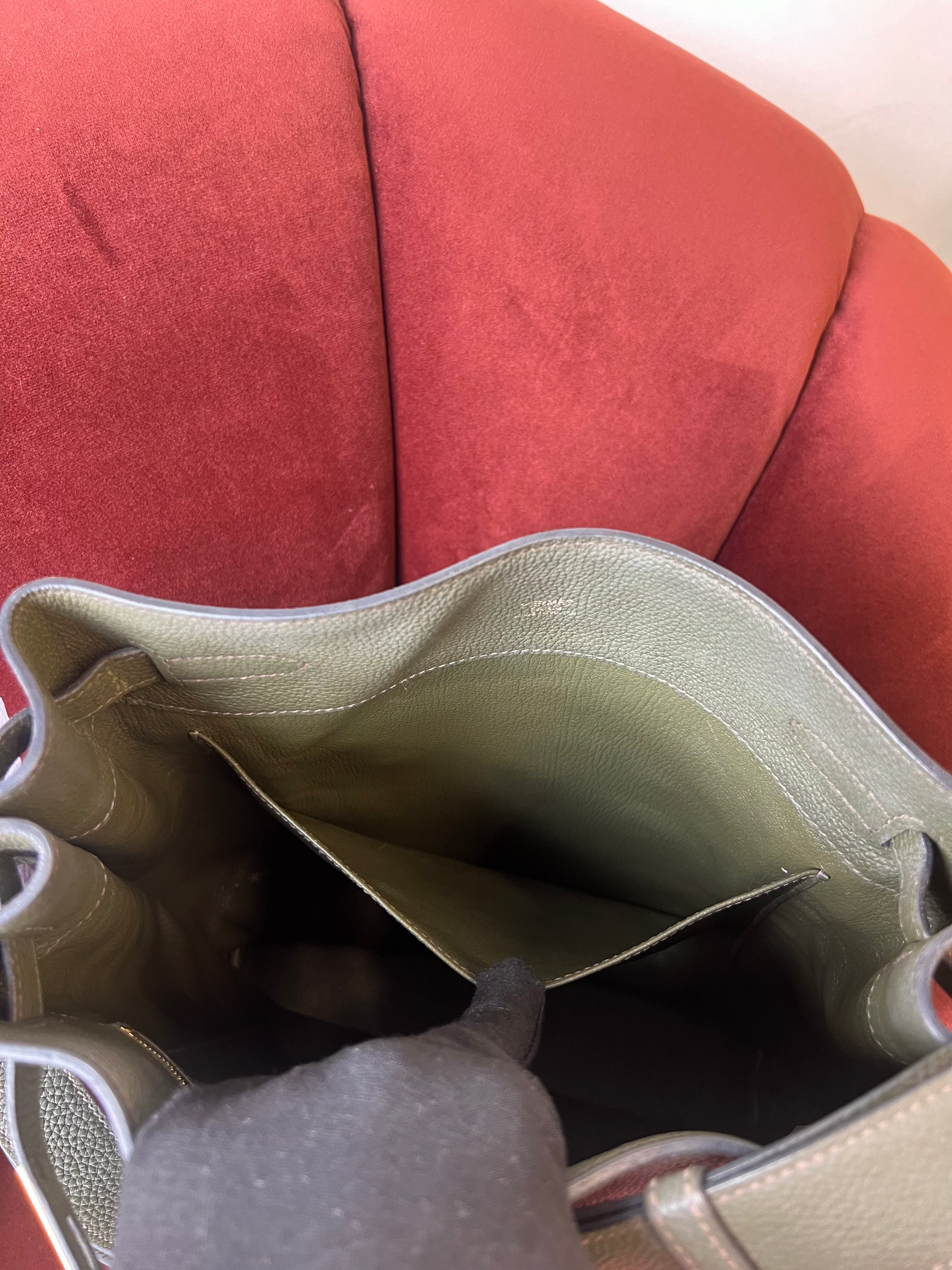 Hermès So Kelly 26 In Vert Olive Togo (2016)