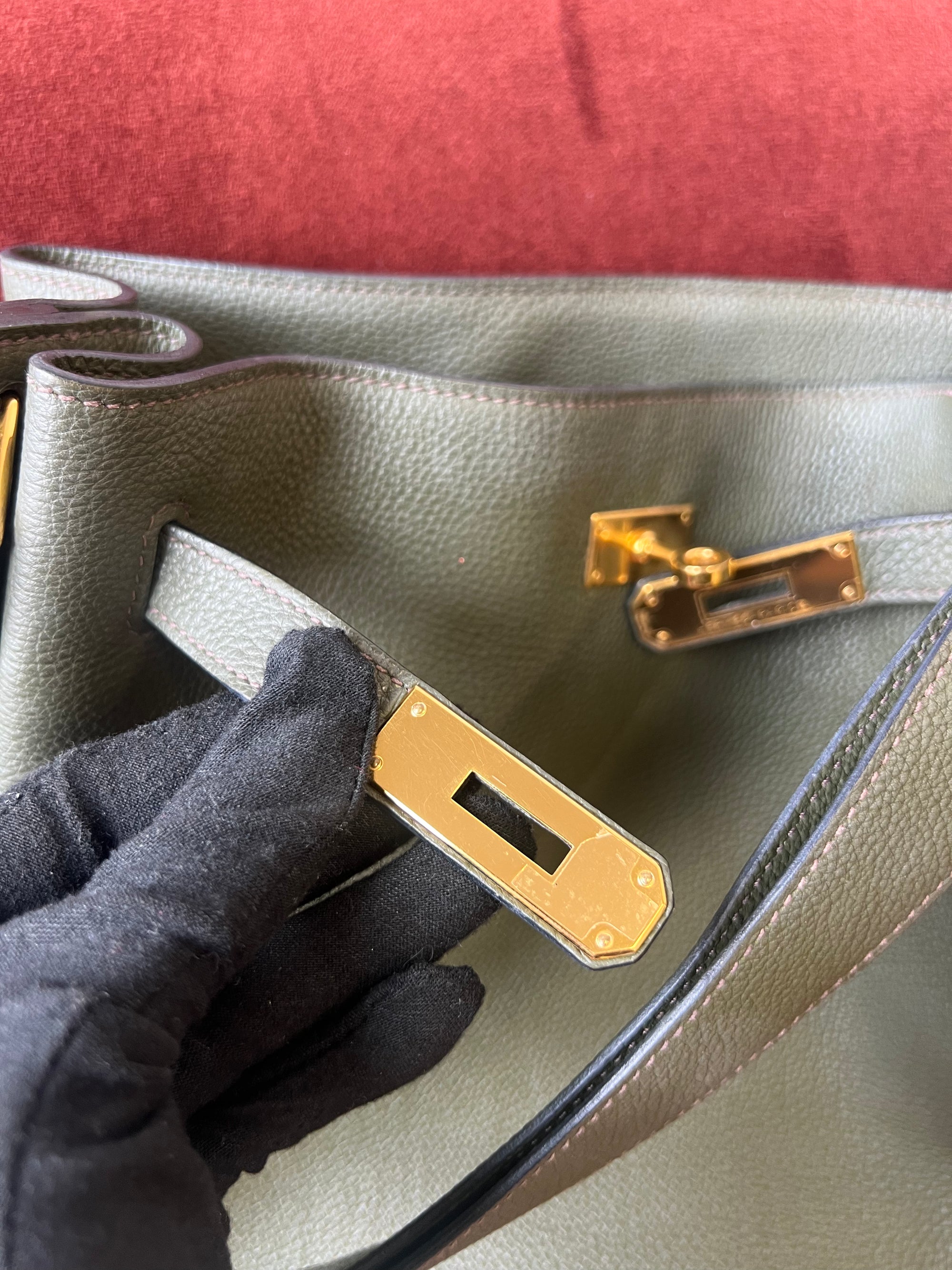 Hermès So Kelly 26 In Vert Olive Togo (2016)