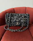 Chanel Jumbo Leopard Crystal Tweed Single Flap (2010-11)