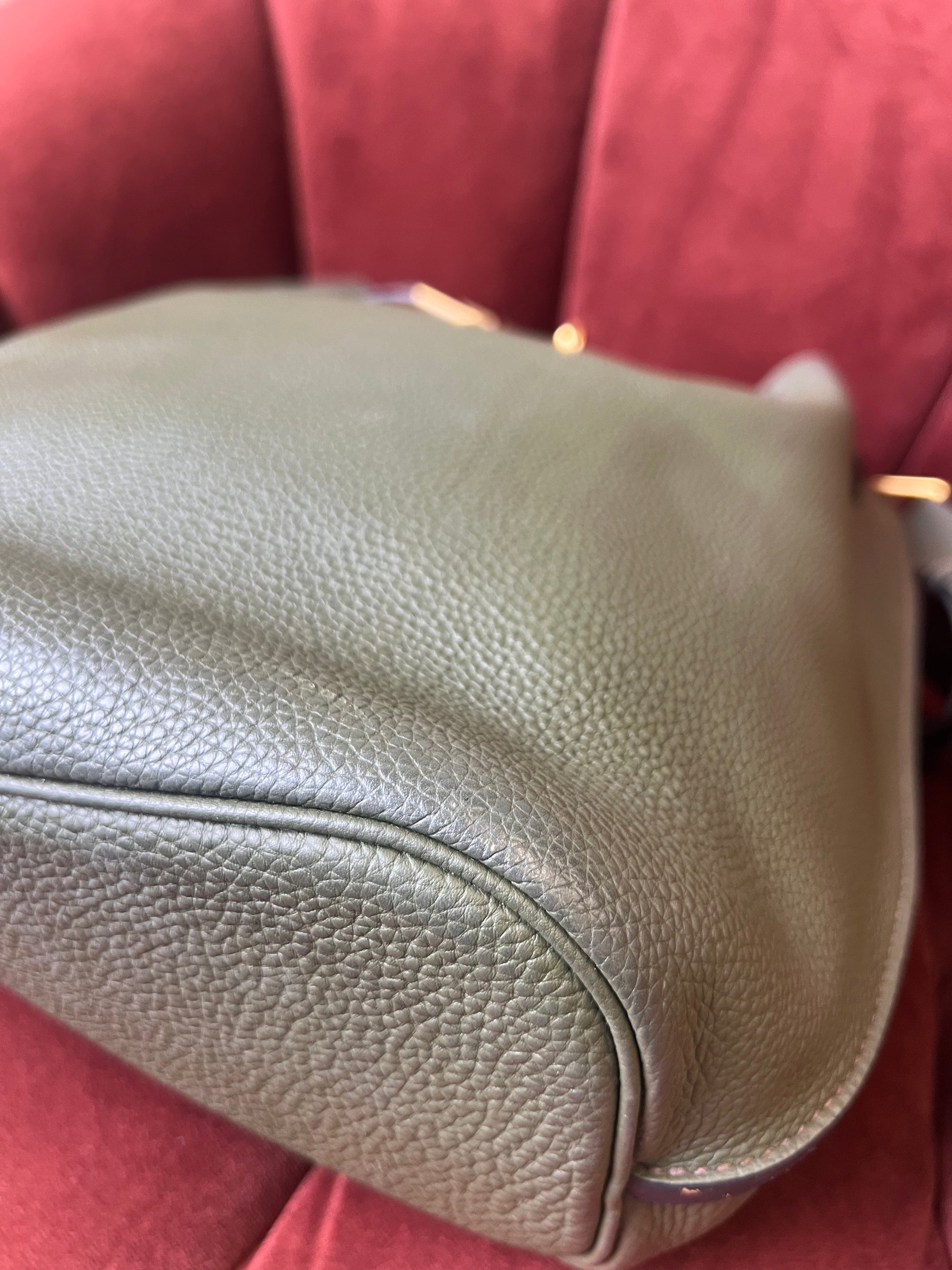 Hermès So Kelly 26 In Vert Olive Togo (2016)
