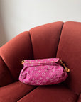 Louis Vuitton Pink Denim Monogram Pleaty (2006)