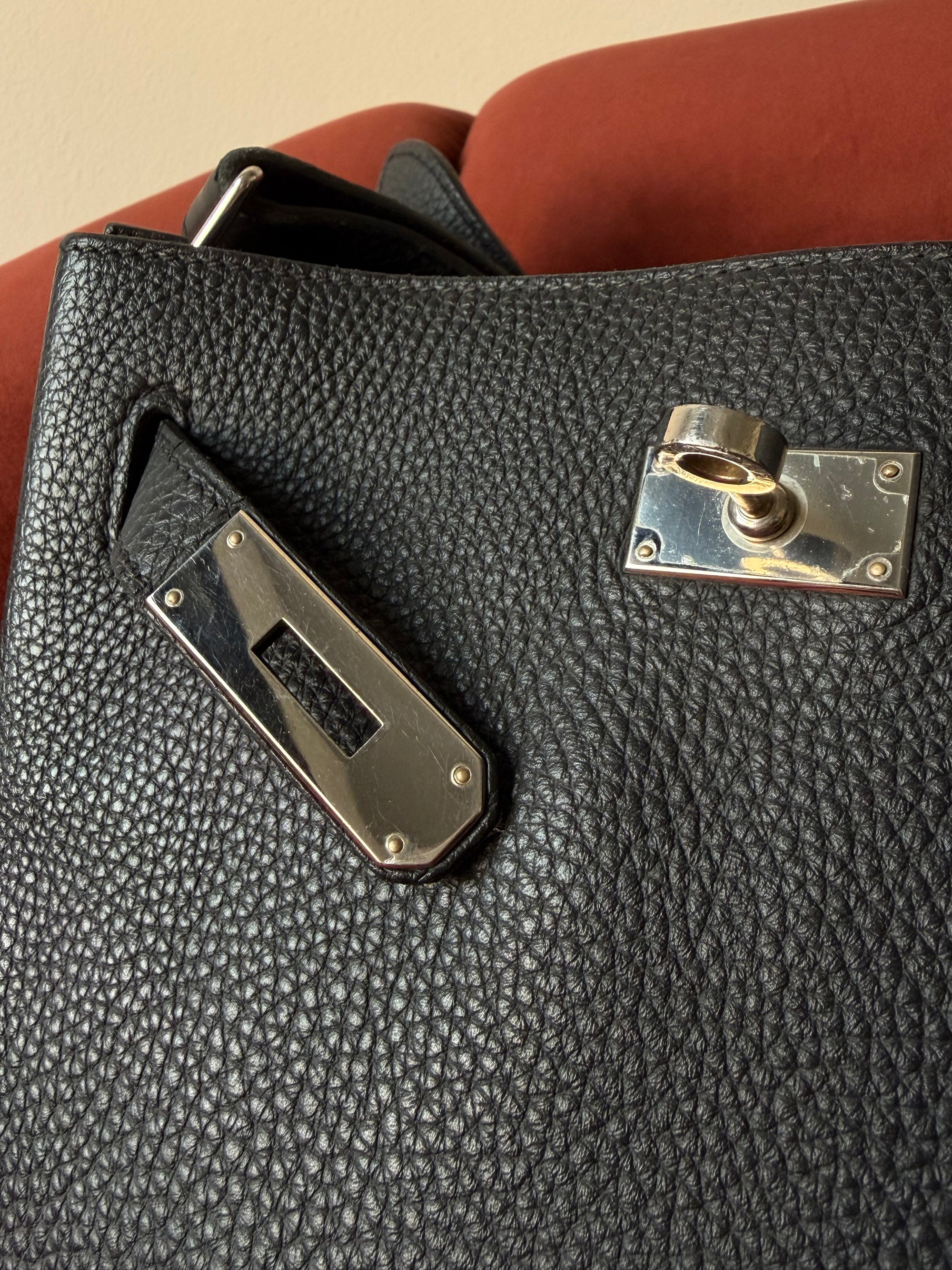 Hermès So Kelly 22 In Black Togo (2013)