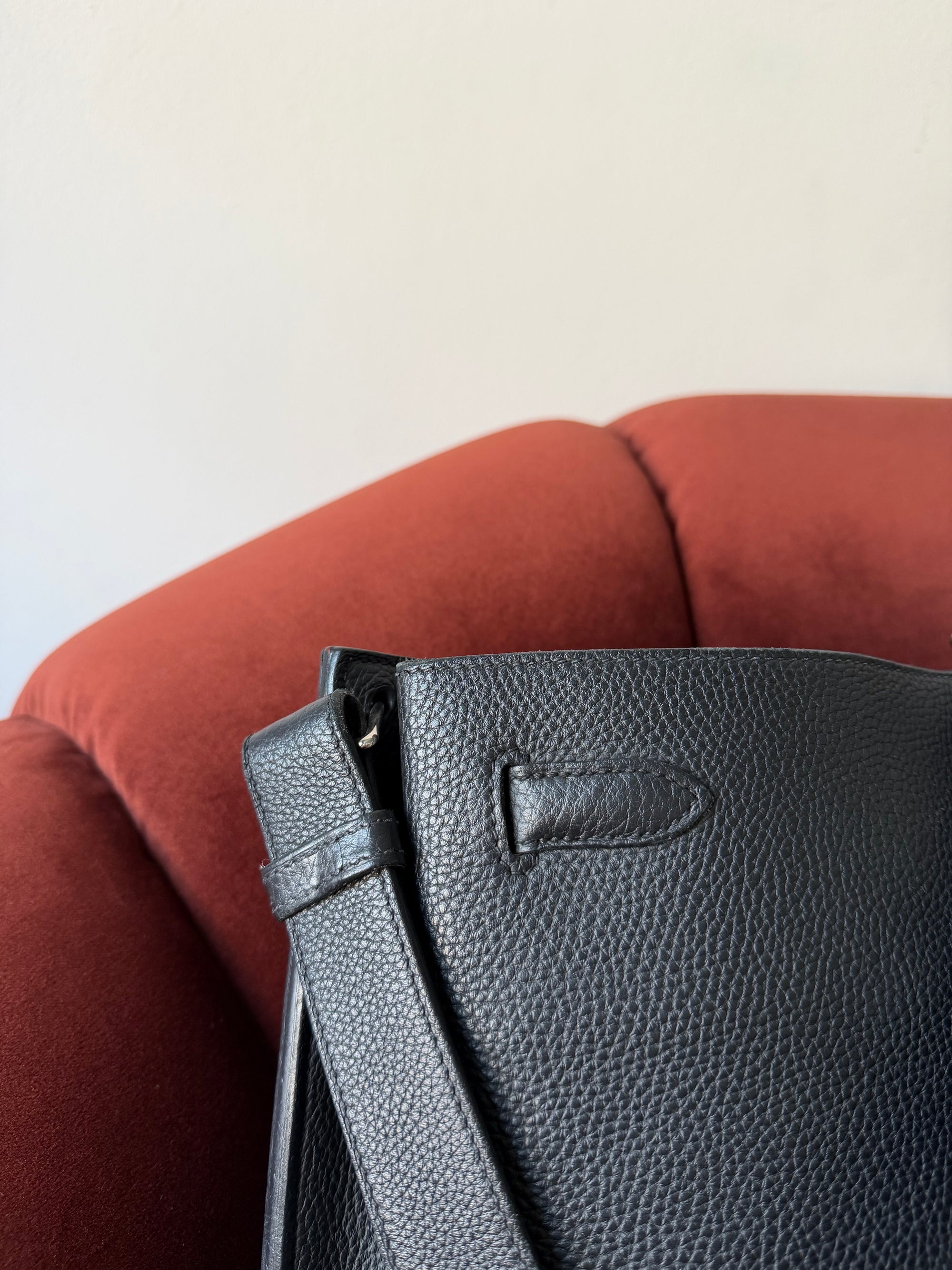 Hermès So Kelly 22 In Black Togo (2013)
