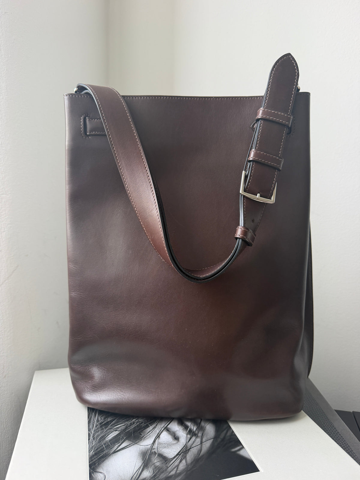 Hermès So Kelly 26 In Ebene Evercalf (2008)