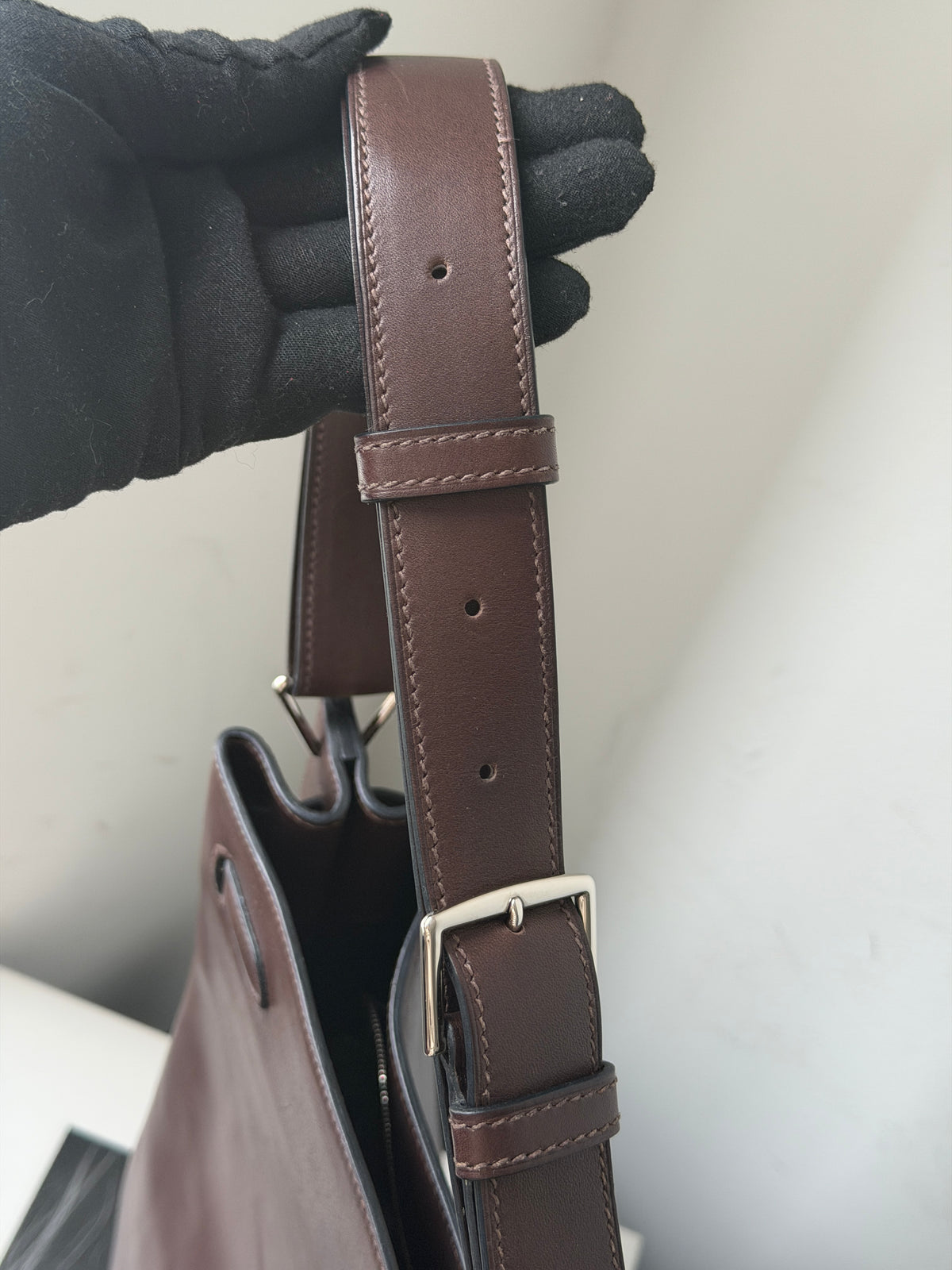 Hermès So Kelly 26 In Ebene Evercalf (2008)