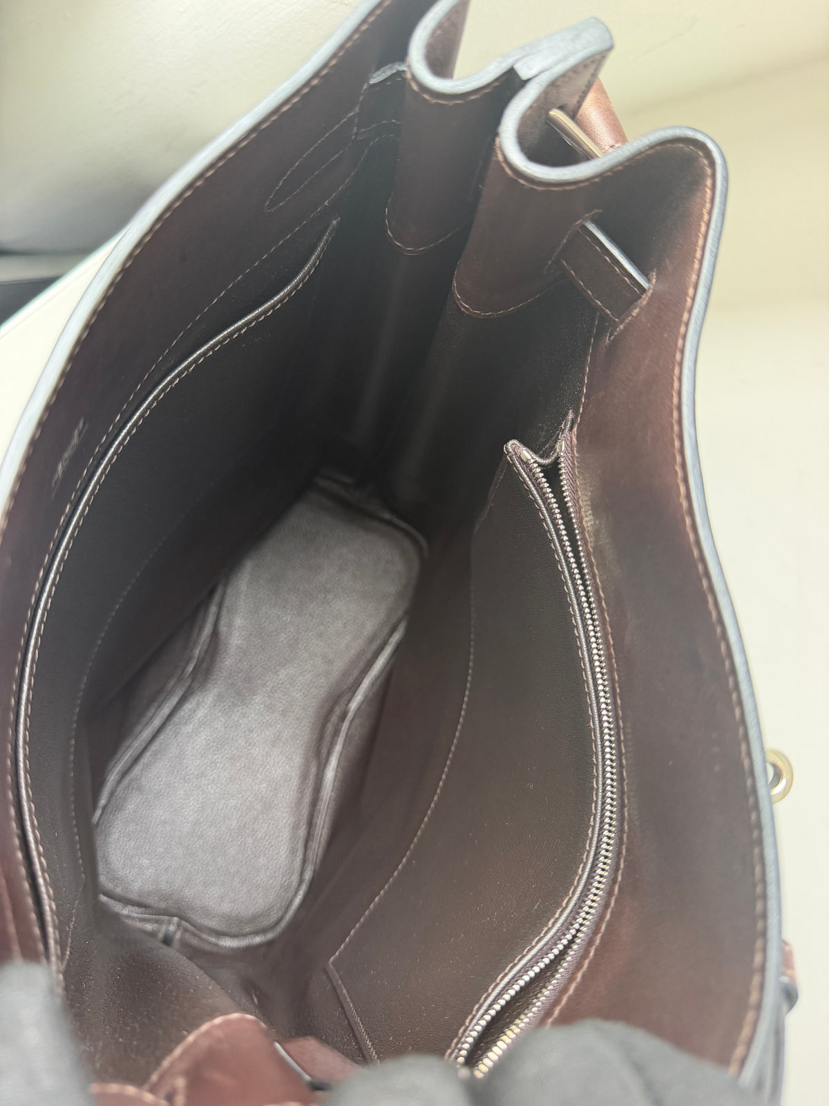 Hermès So Kelly 26 In Ebene Evercalf (2008)
