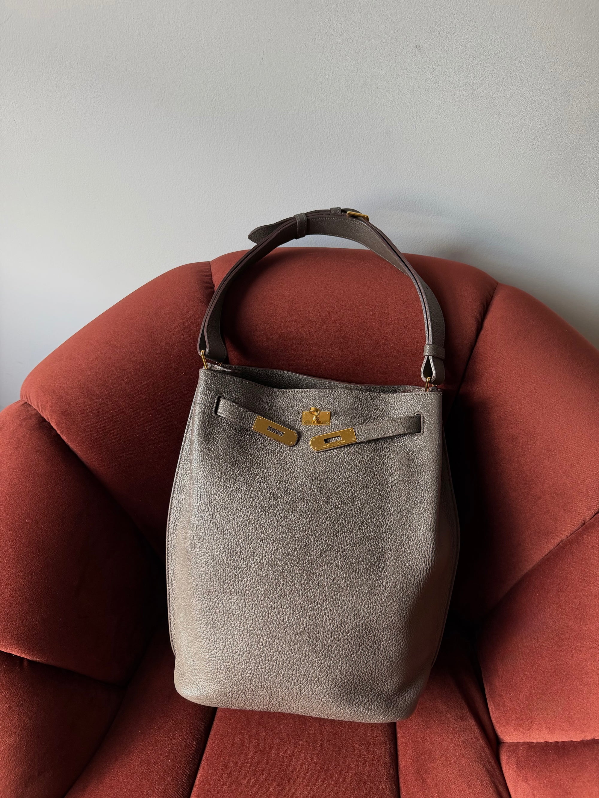 Hermès So Kelly 26 In Etain Togo (2011)