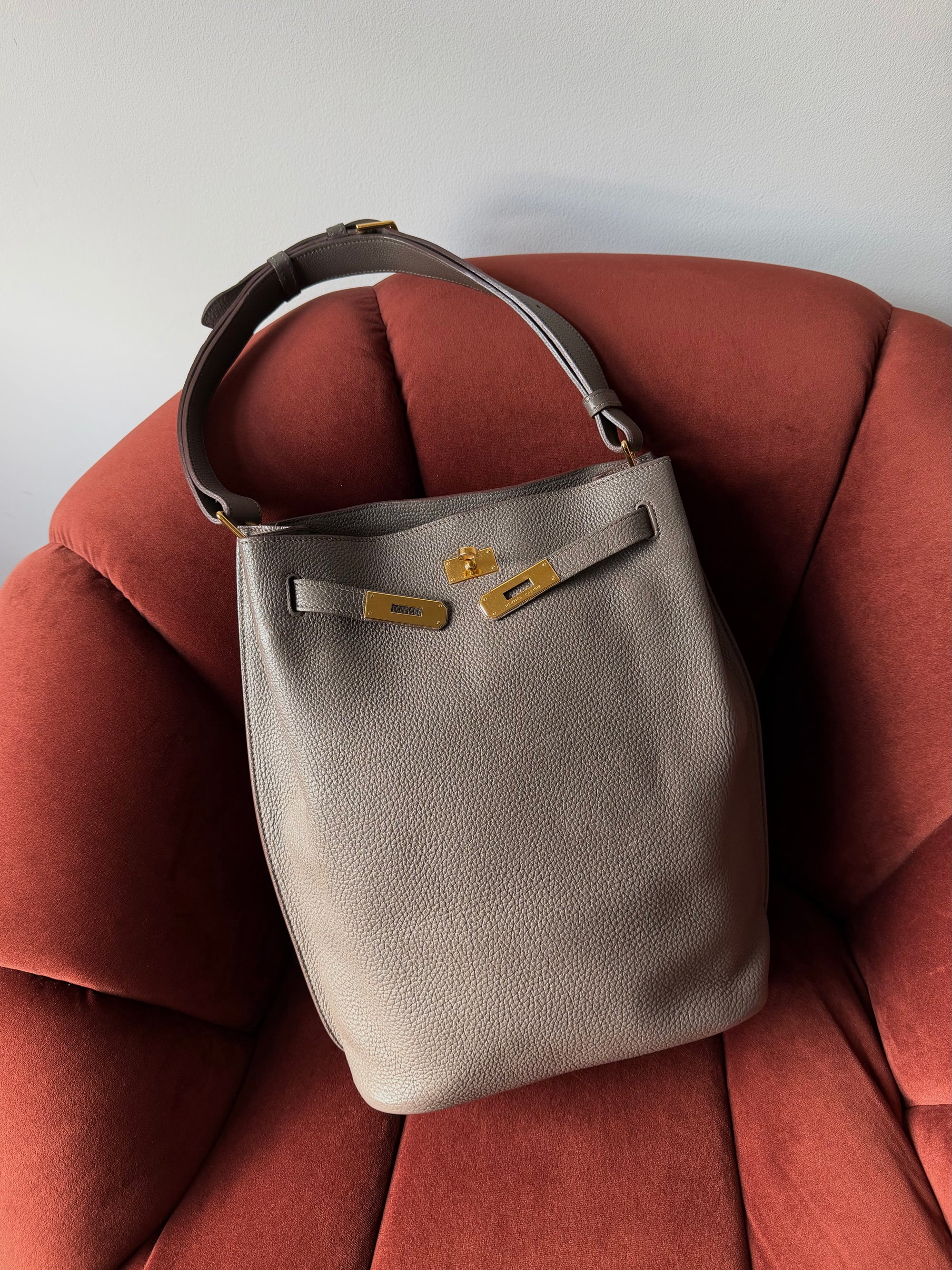 Hermès So Kelly 26 In Etain Togo (2011)