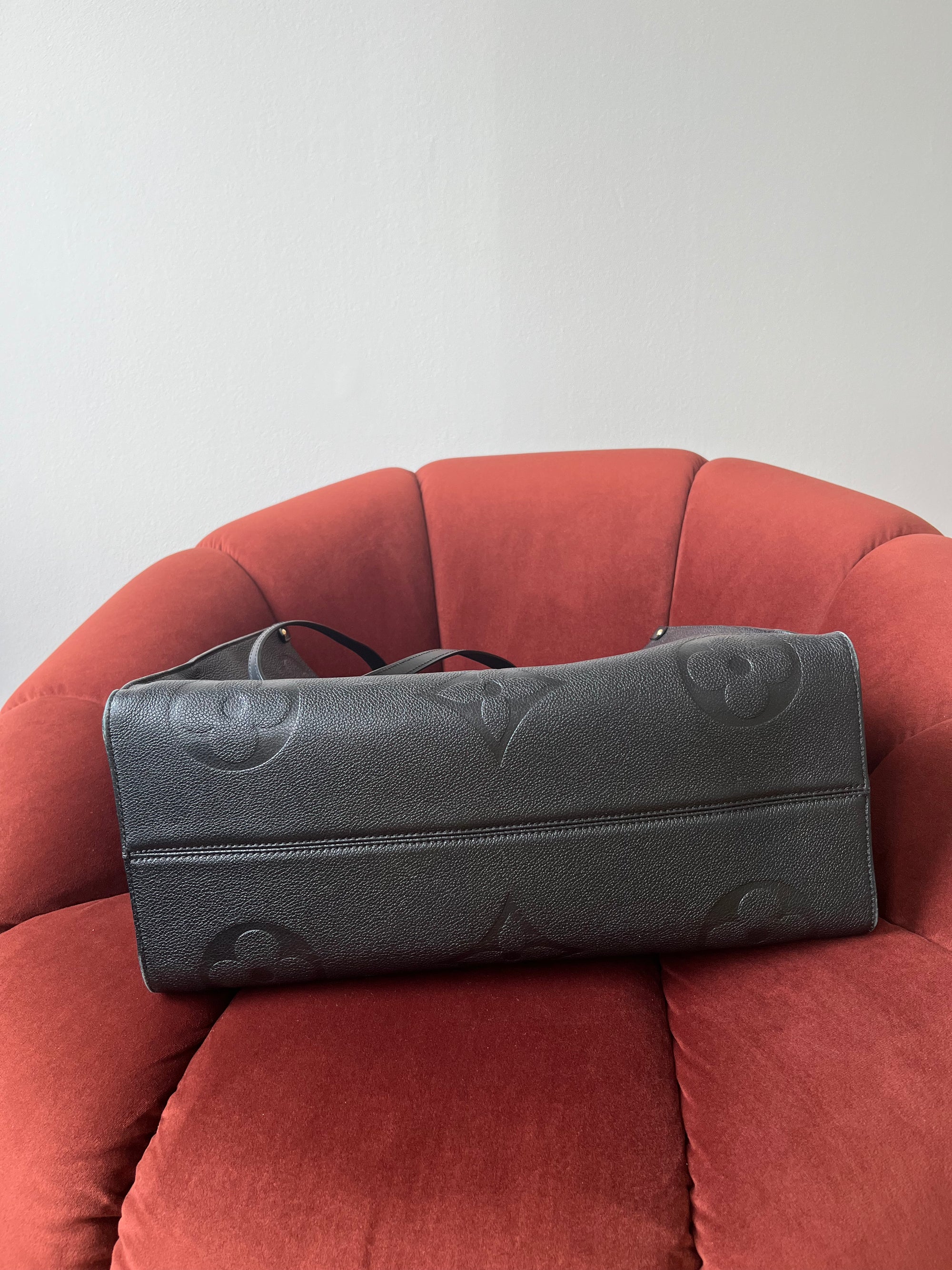Louis Vuitton OnTheGo GM In Black Monogram Empreinte Leather
