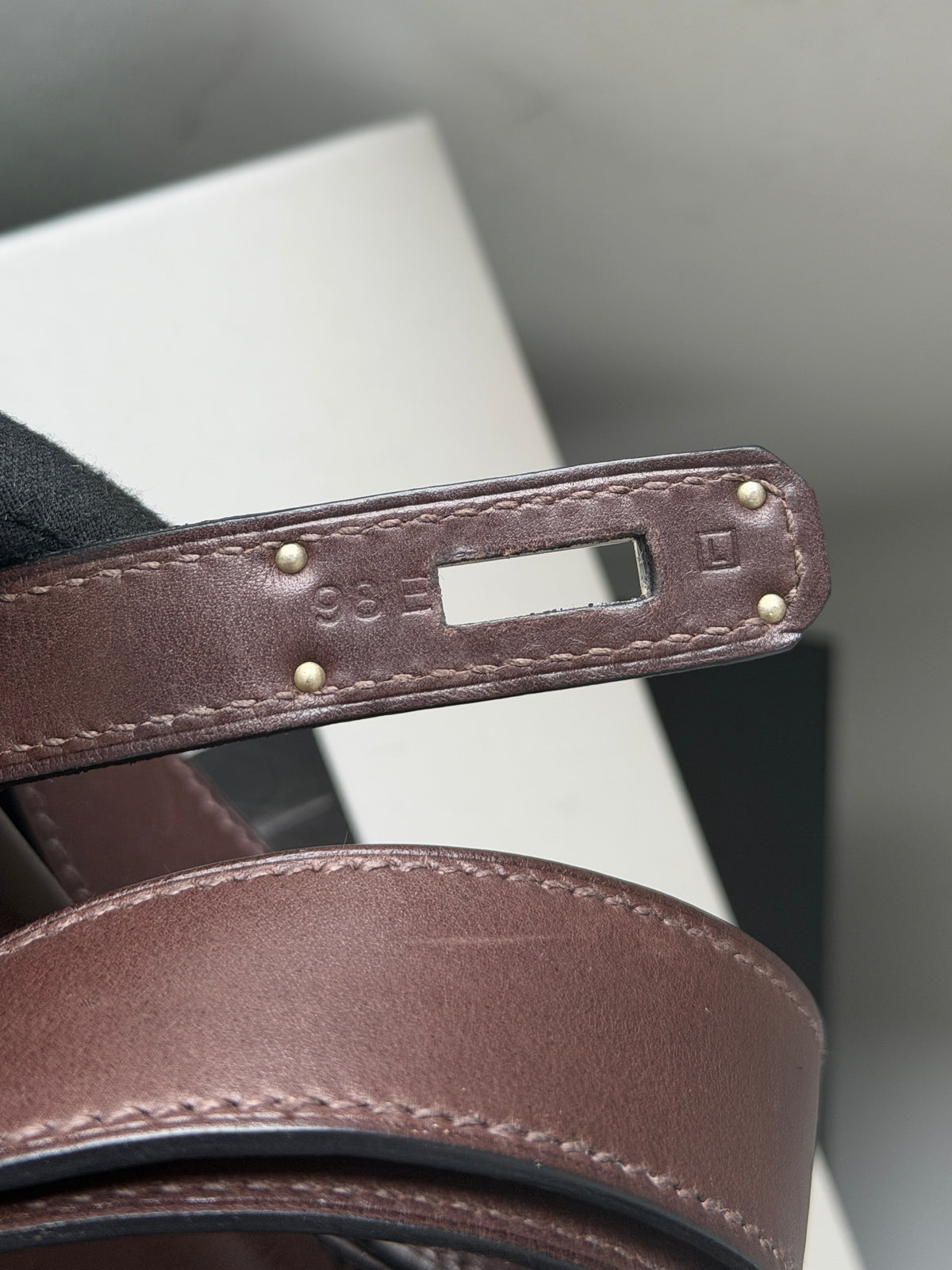Hermès So Kelly 26 In Ebene Evercalf (2008)