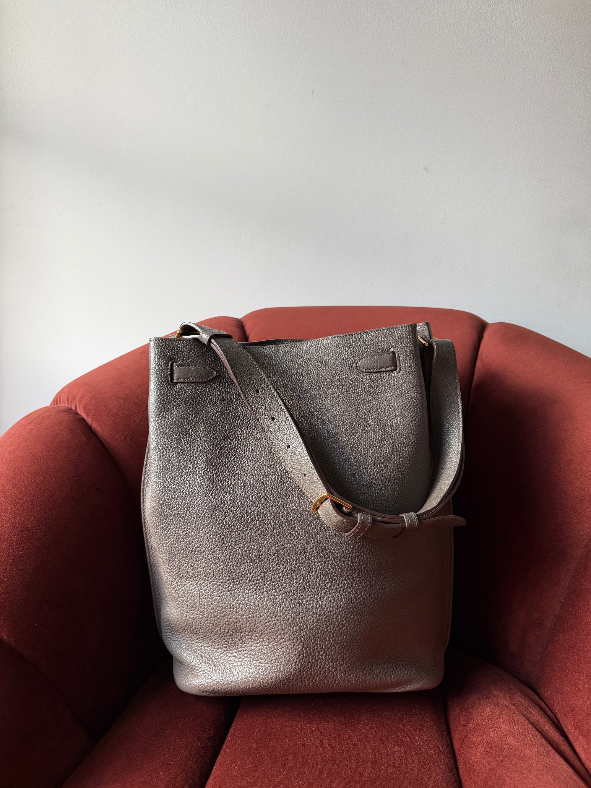 Hermès So Kelly 26 In Etain Togo (2011)