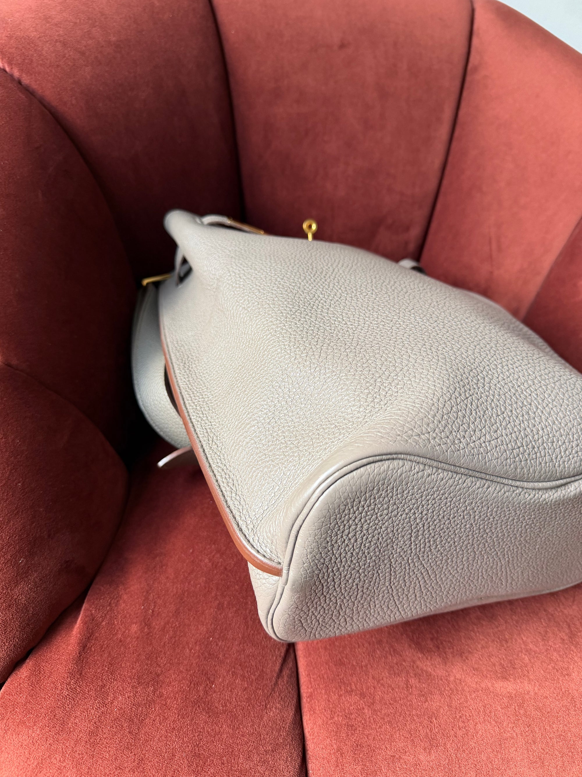 Hermès So Kelly 26 In Etain Togo (2011)