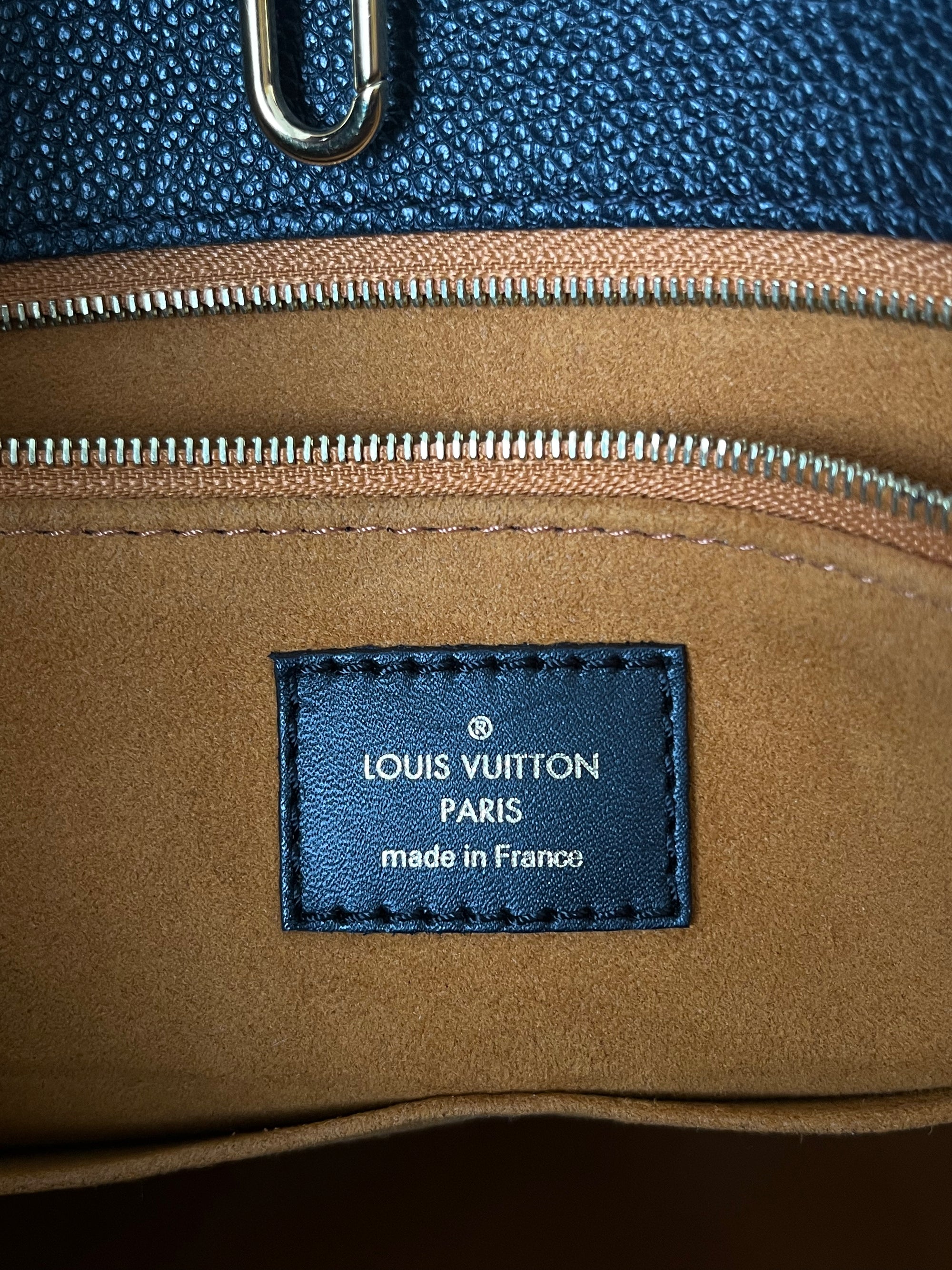 Louis Vuitton OnTheGo GM In Black Monogram Empreinte Leather
