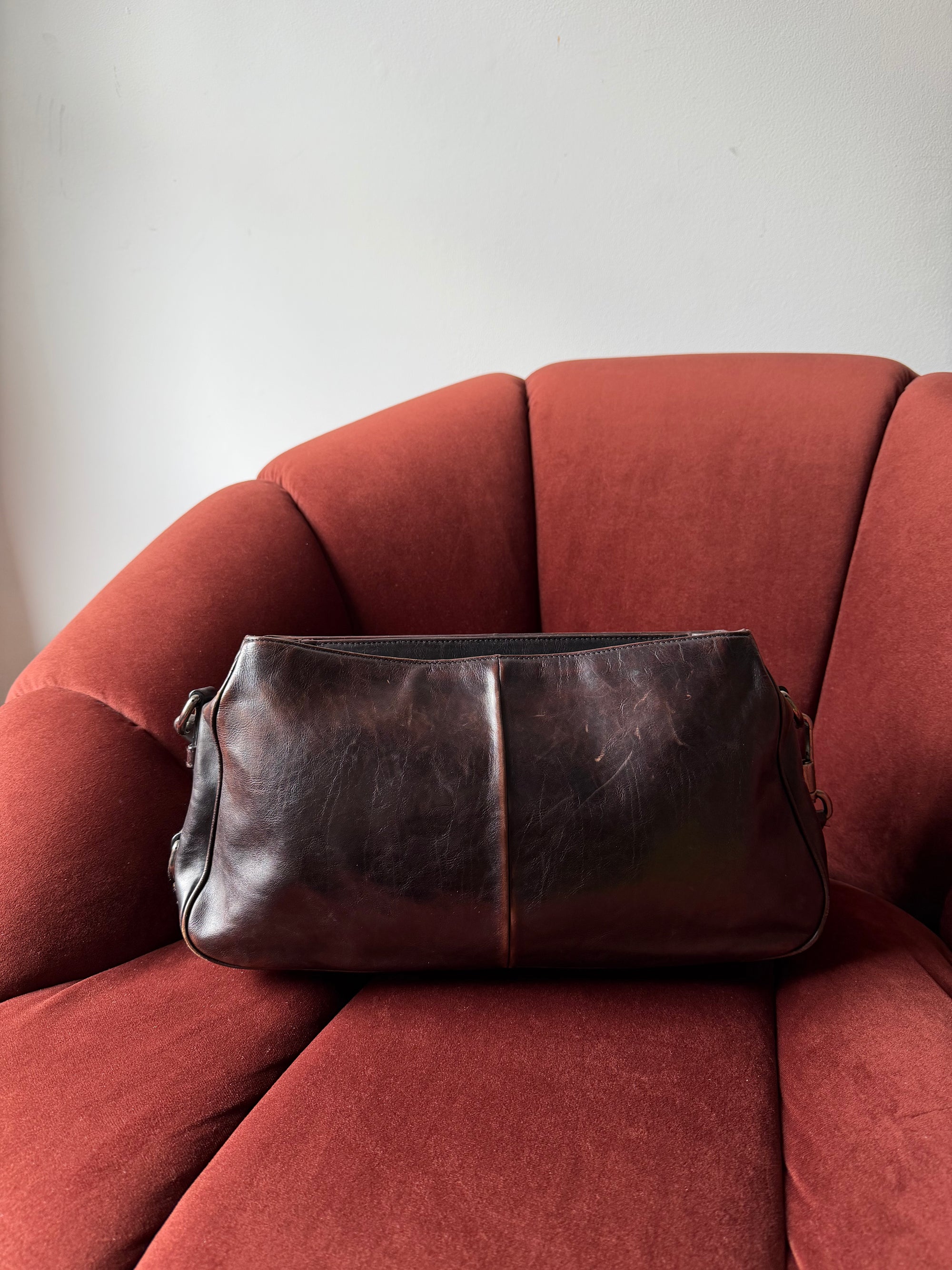 YSL Vintage Mombasa Horn Shoulder Bag (2002)