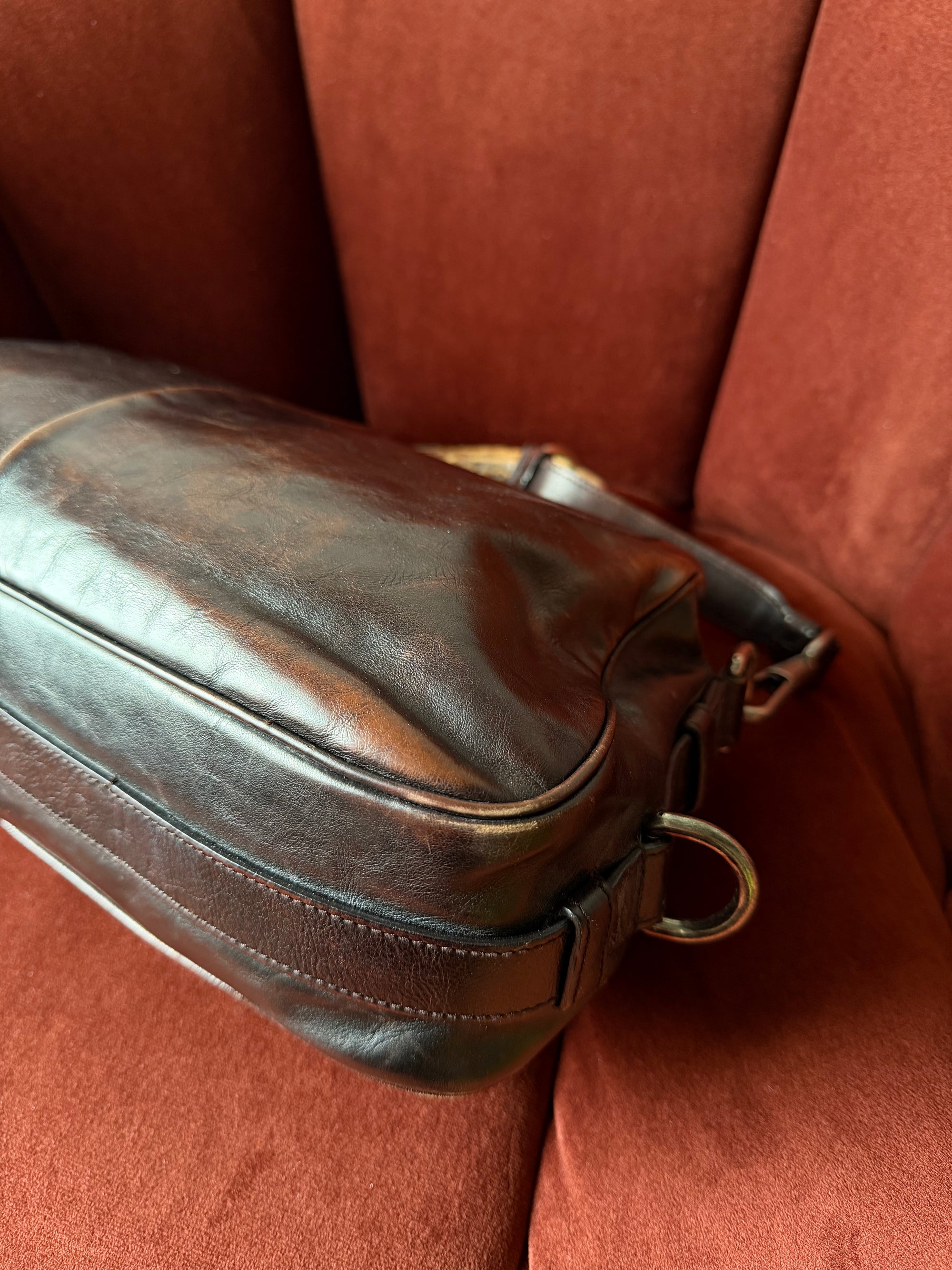 YSL Vintage Mombasa Horn Shoulder Bag (2002)