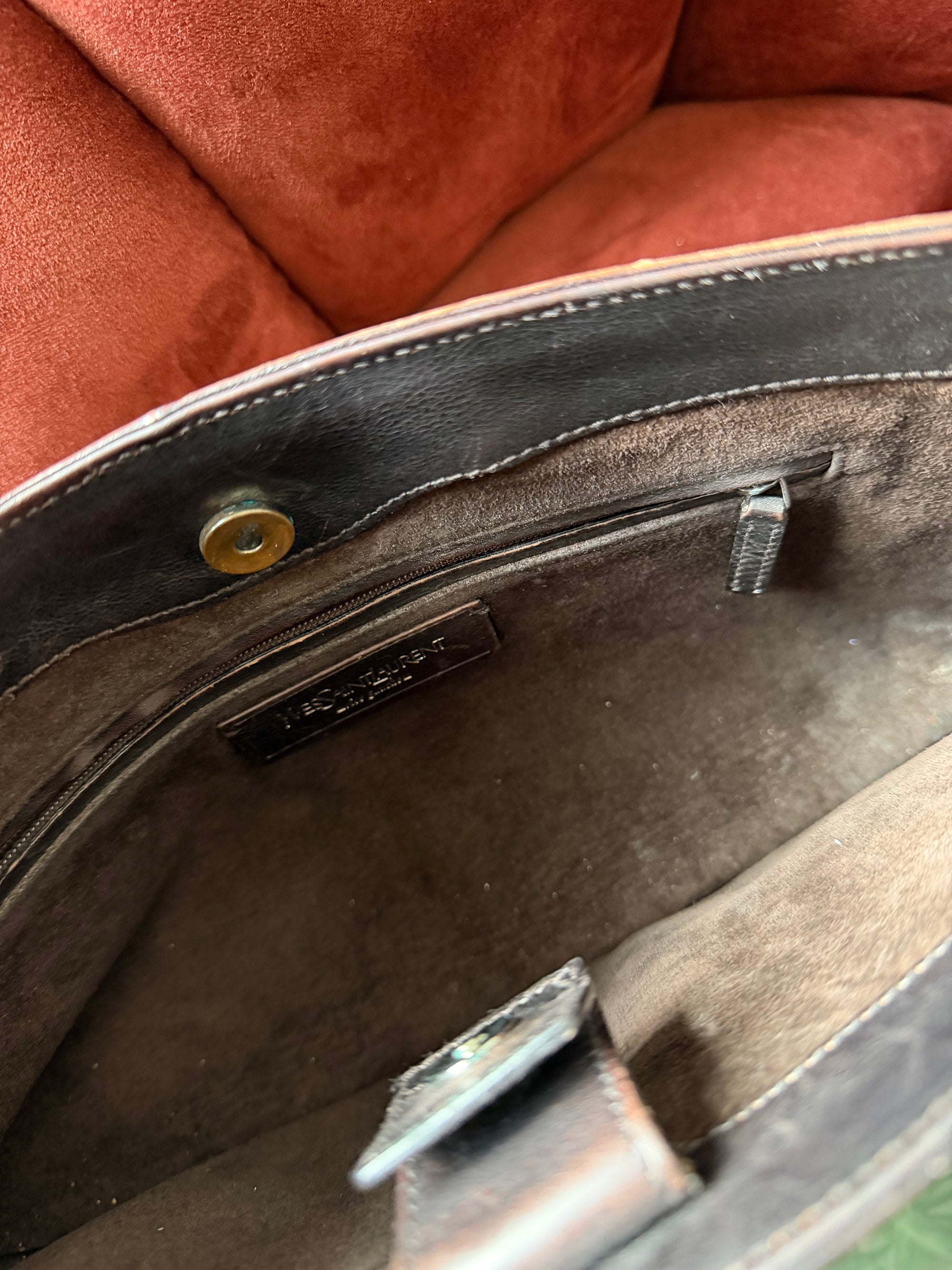 YSL Vintage Mombasa Horn Shoulder Bag (2002)