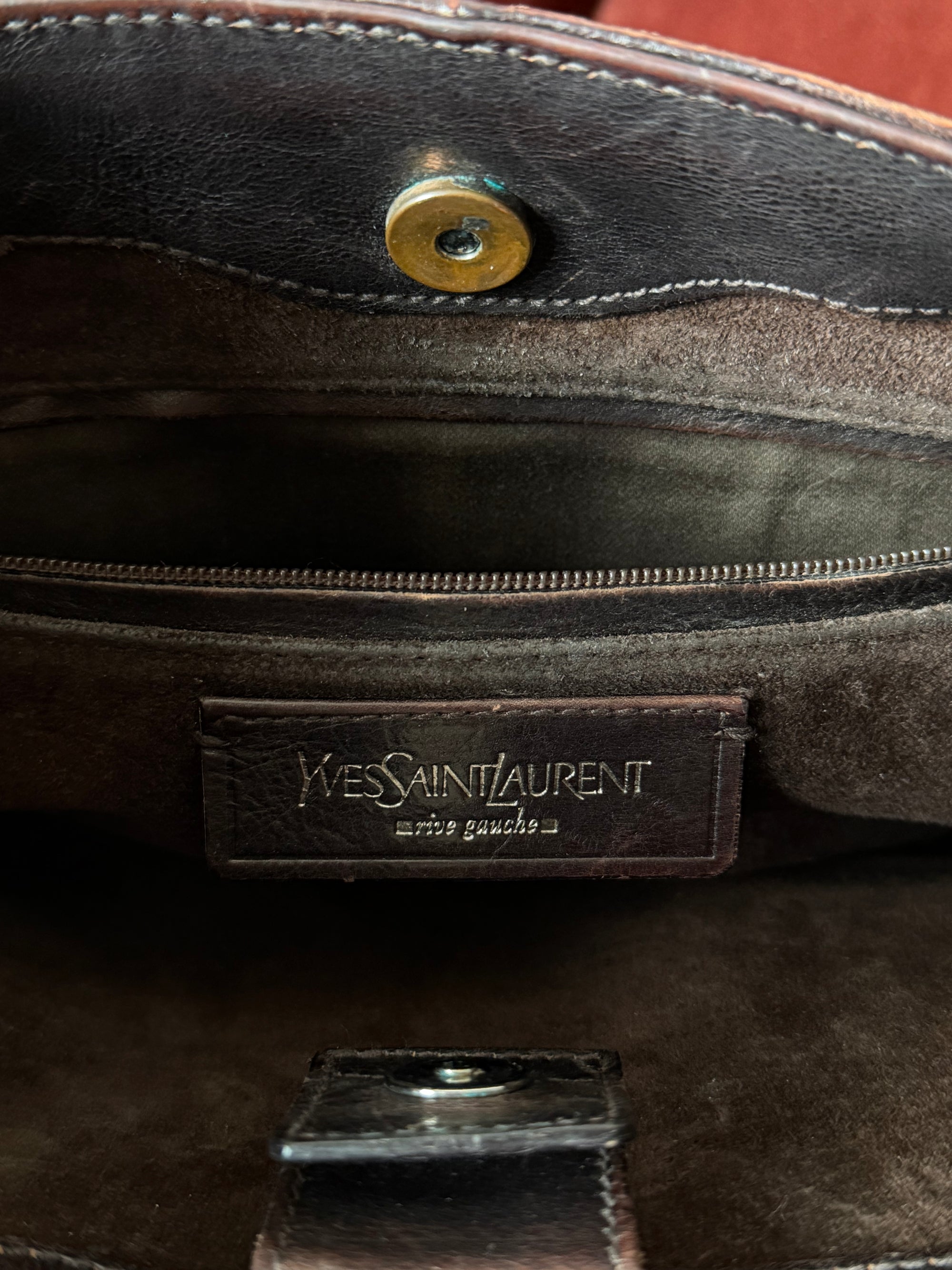 YSL Vintage Mombasa Horn Shoulder Bag (2002)