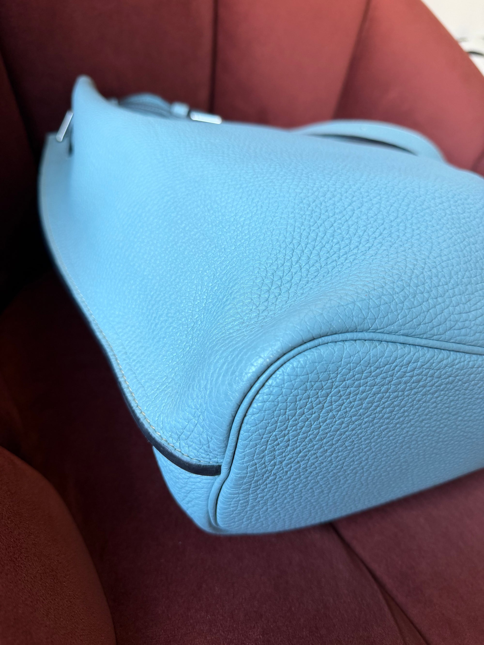 Hermès So Kelly 26 In Bleu Lin Togo (2009)