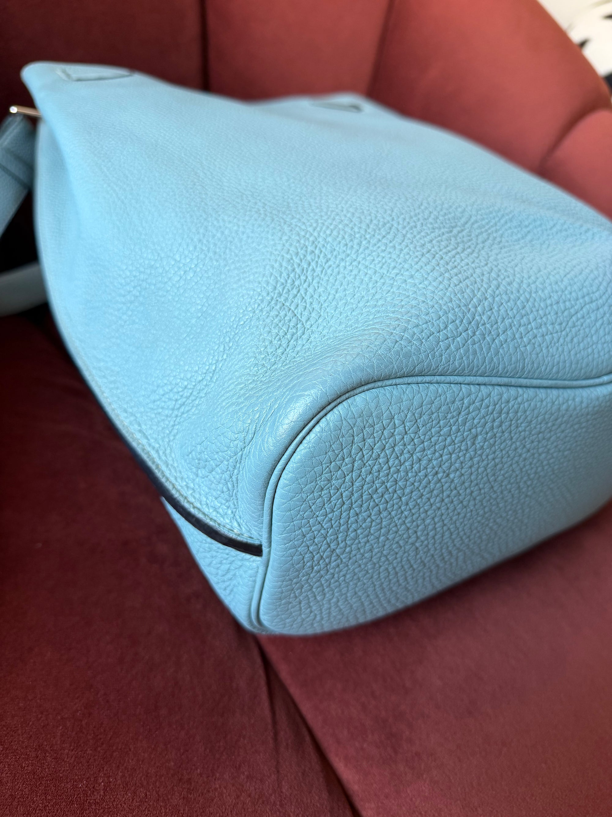 Hermès So Kelly 26 In Bleu Lin Togo (2009)