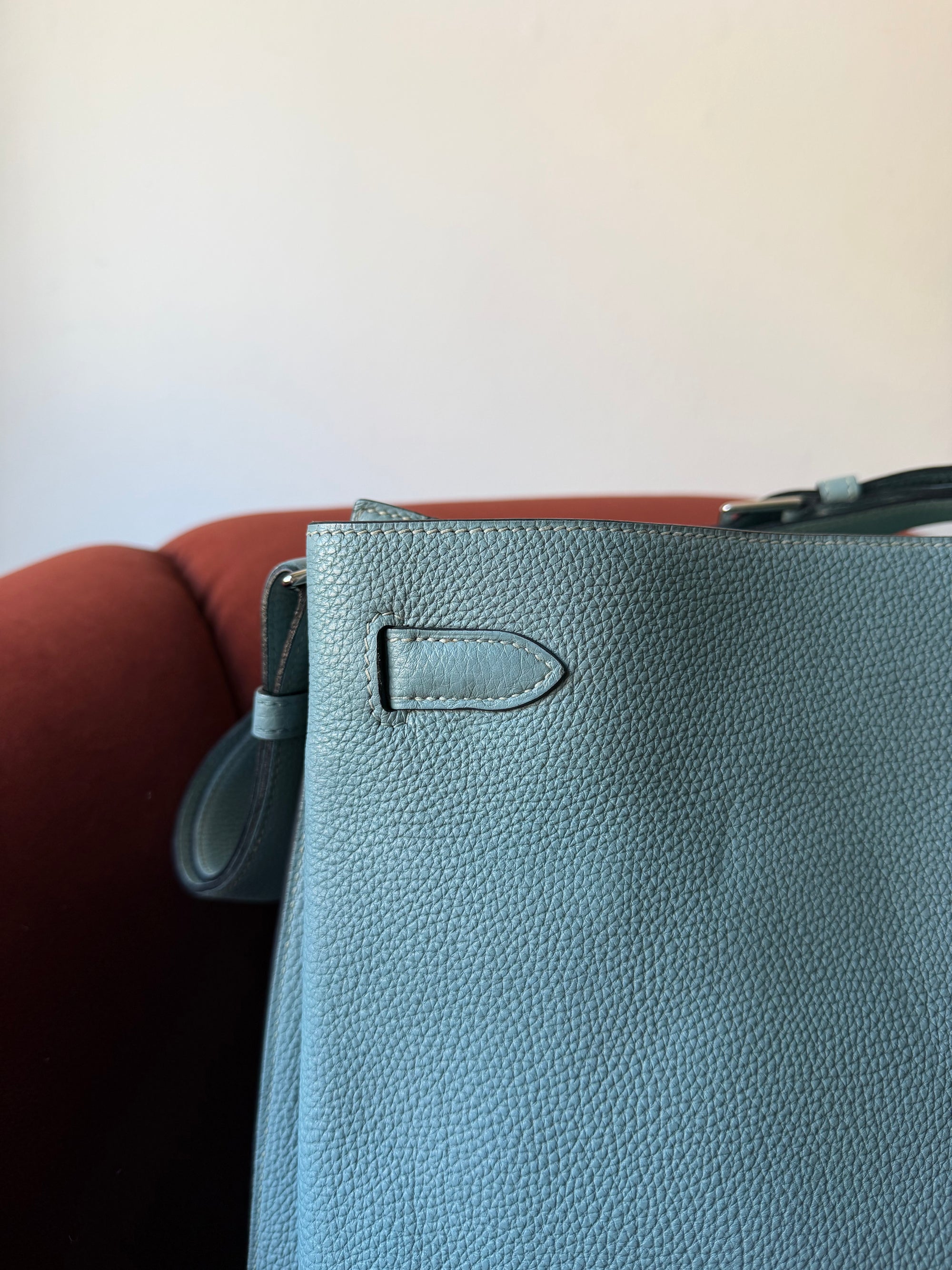 Hermès So Kelly 26 In Bleu Lin Togo (2009)