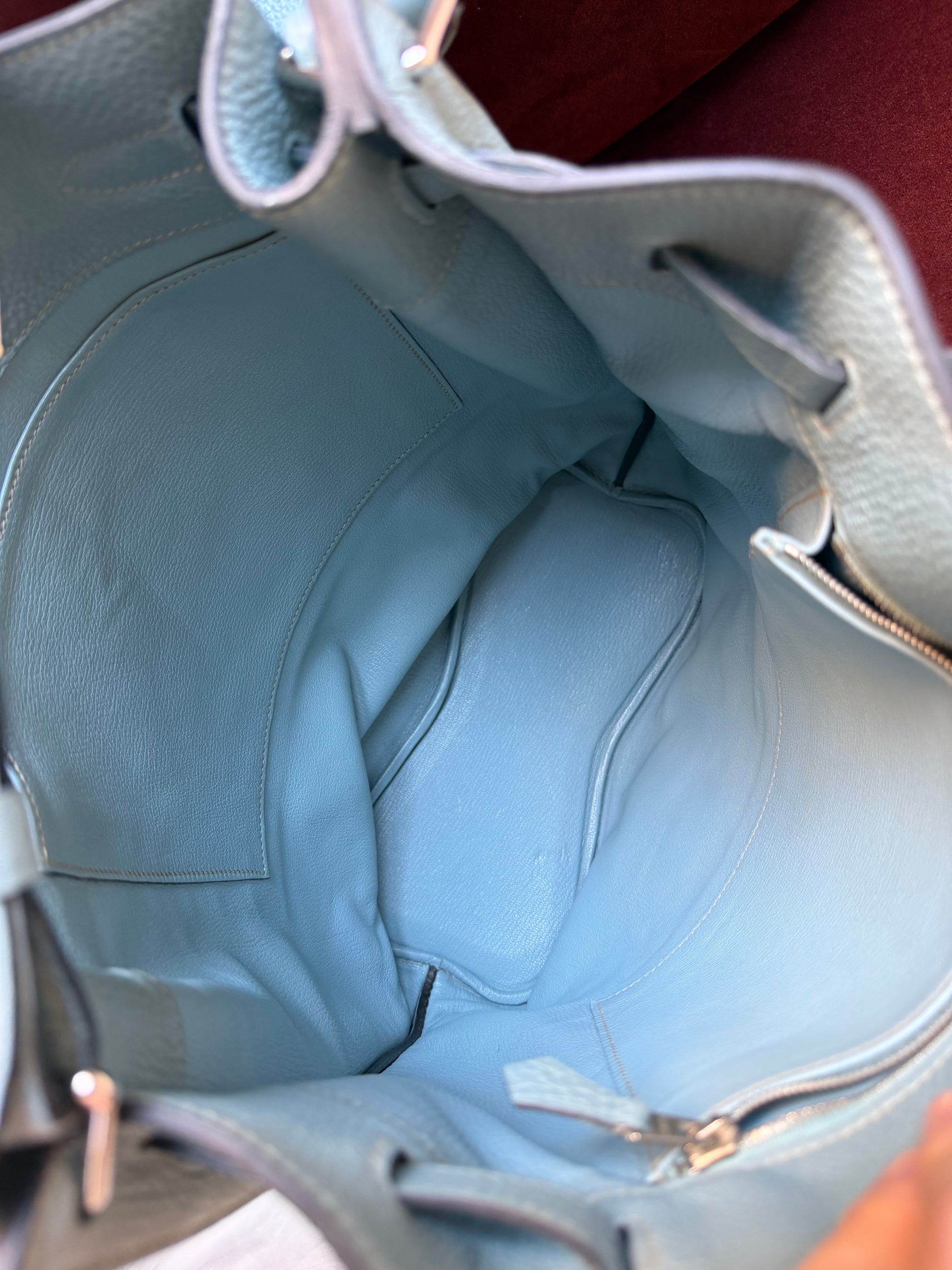 Hermès So Kelly 26 In Bleu Lin Togo (2009)