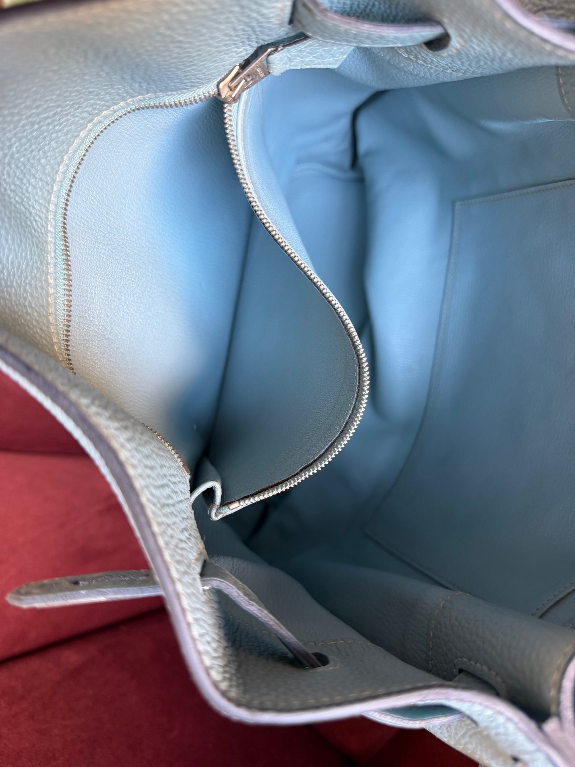 Hermès So Kelly 26 In Bleu Lin Togo (2009)