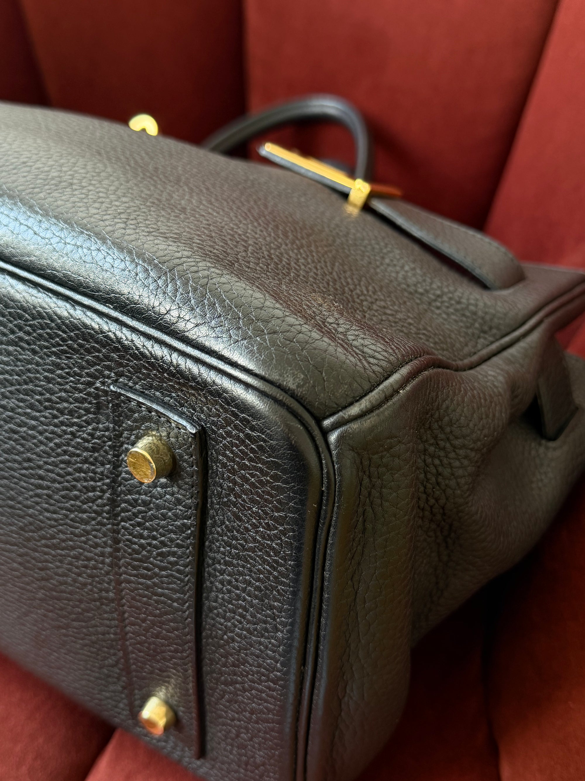 Hermès JPG Shoulder Birkin 42 In Black Togo (2009)