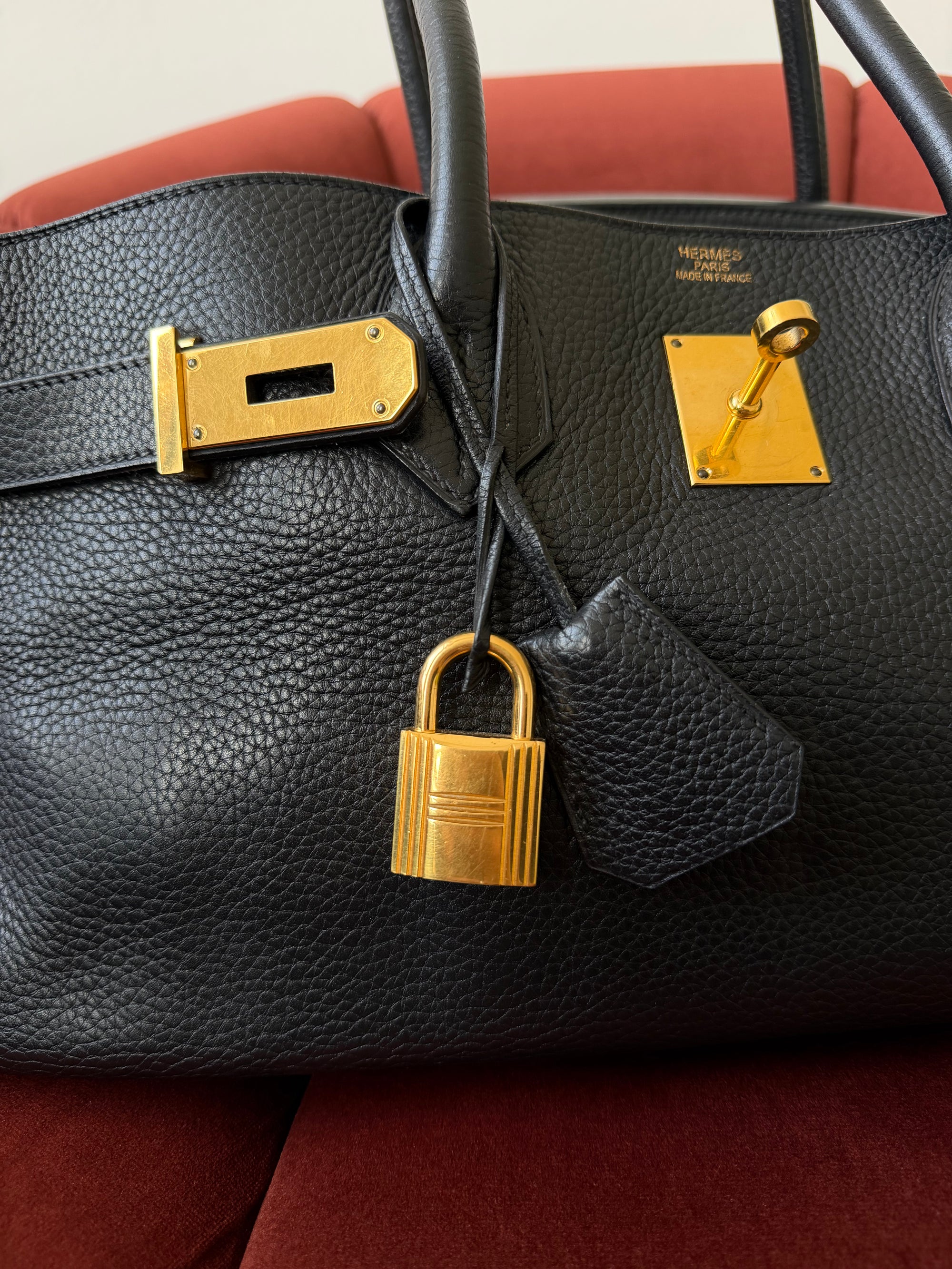 Hermès JPG Shoulder Birkin 42 In Black Togo (2009)