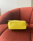 Loewe Mini Puzzle Bag In Yellow Python