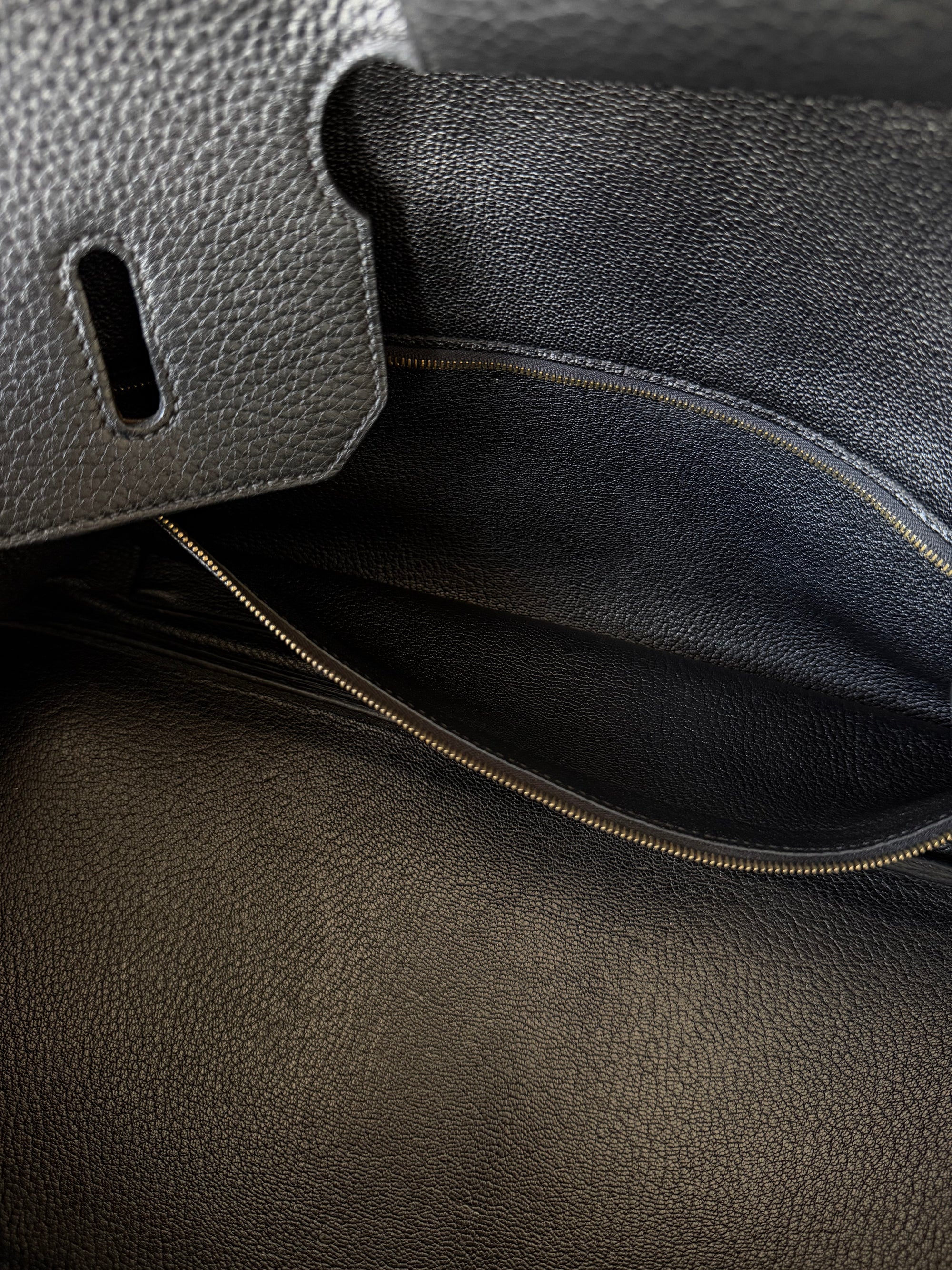 Hermès JPG Shoulder Birkin 42 In Black Togo (2009)