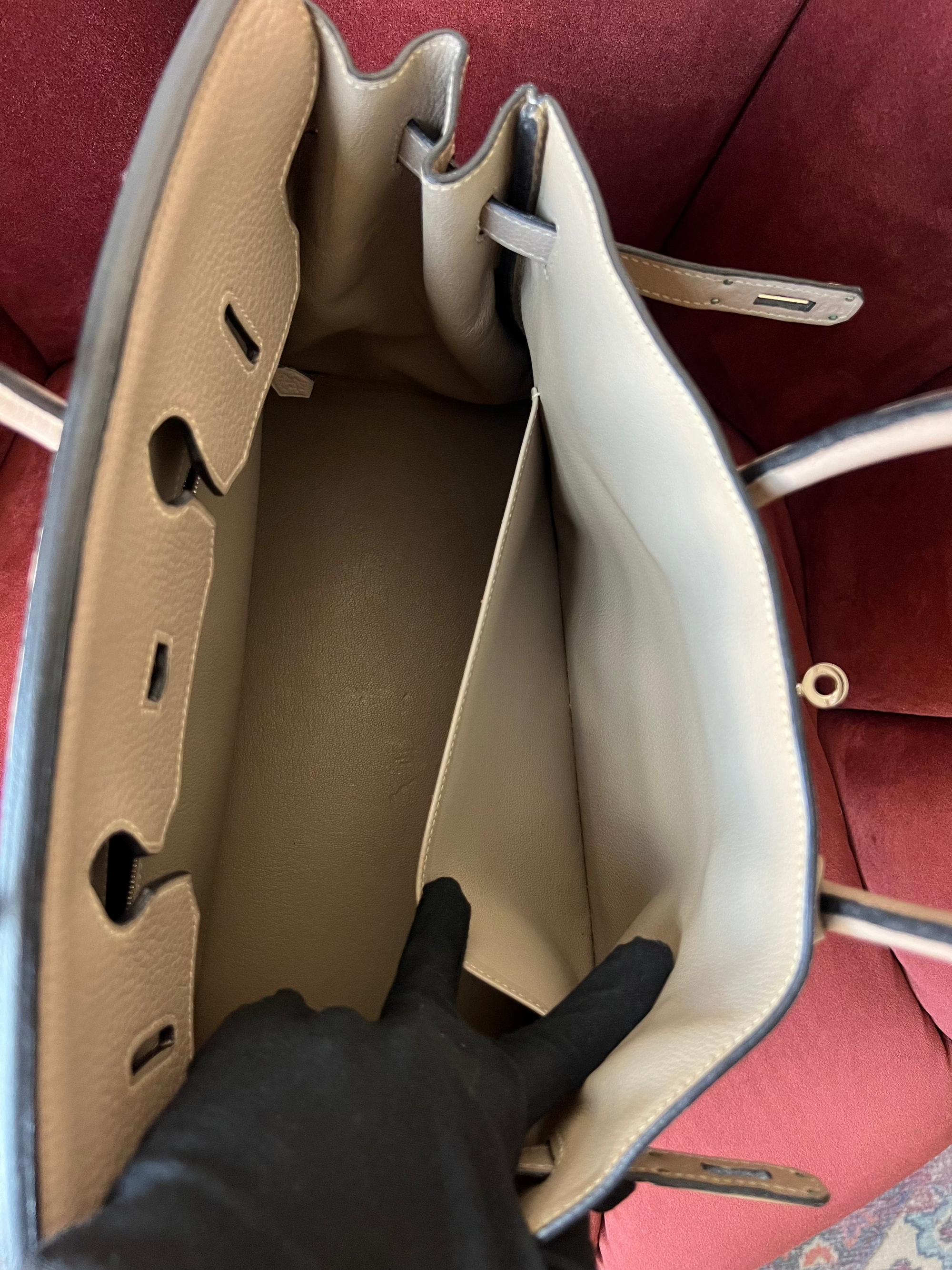 Hermès Birkin 35 In Gris Tourterelle Togo (2008)