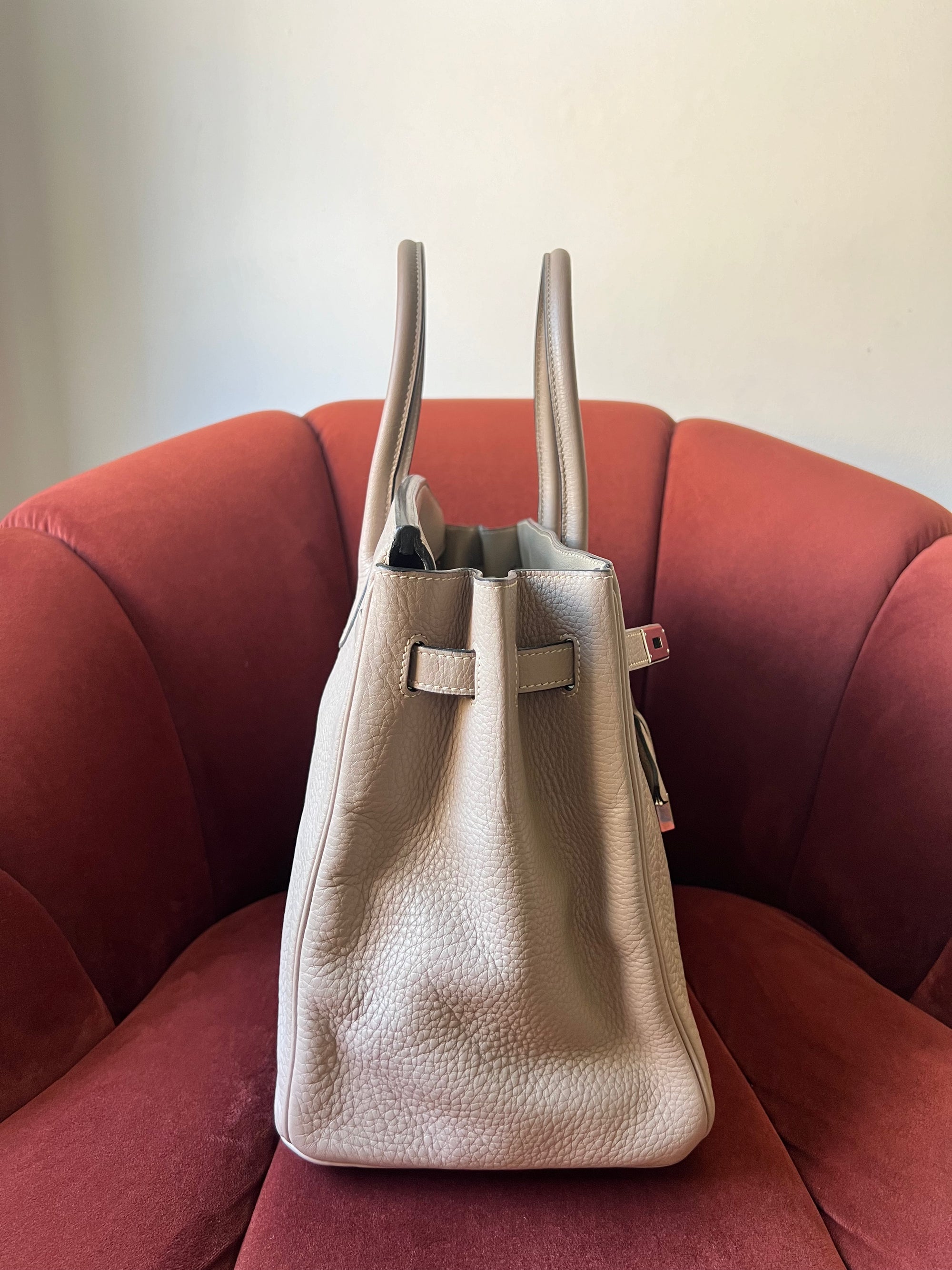 Hermès Birkin 35 In Gris Tourterelle Togo (2008)