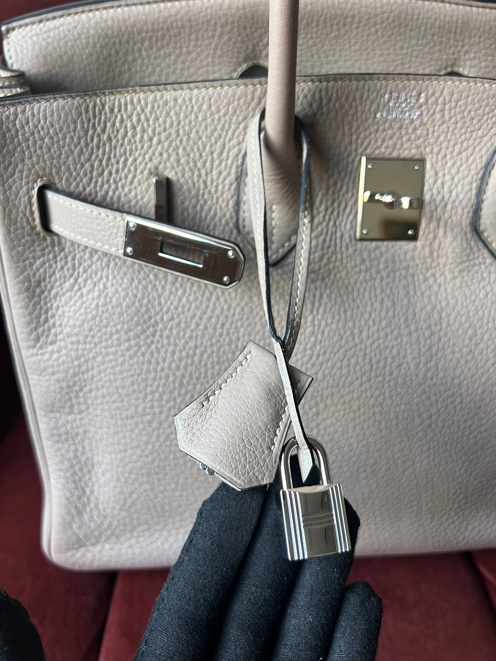 Hermès Birkin 35 In Gris Tourterelle Togo (2008)