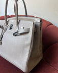 Hermès Birkin 35 In Gris Tourterelle Togo (2008)