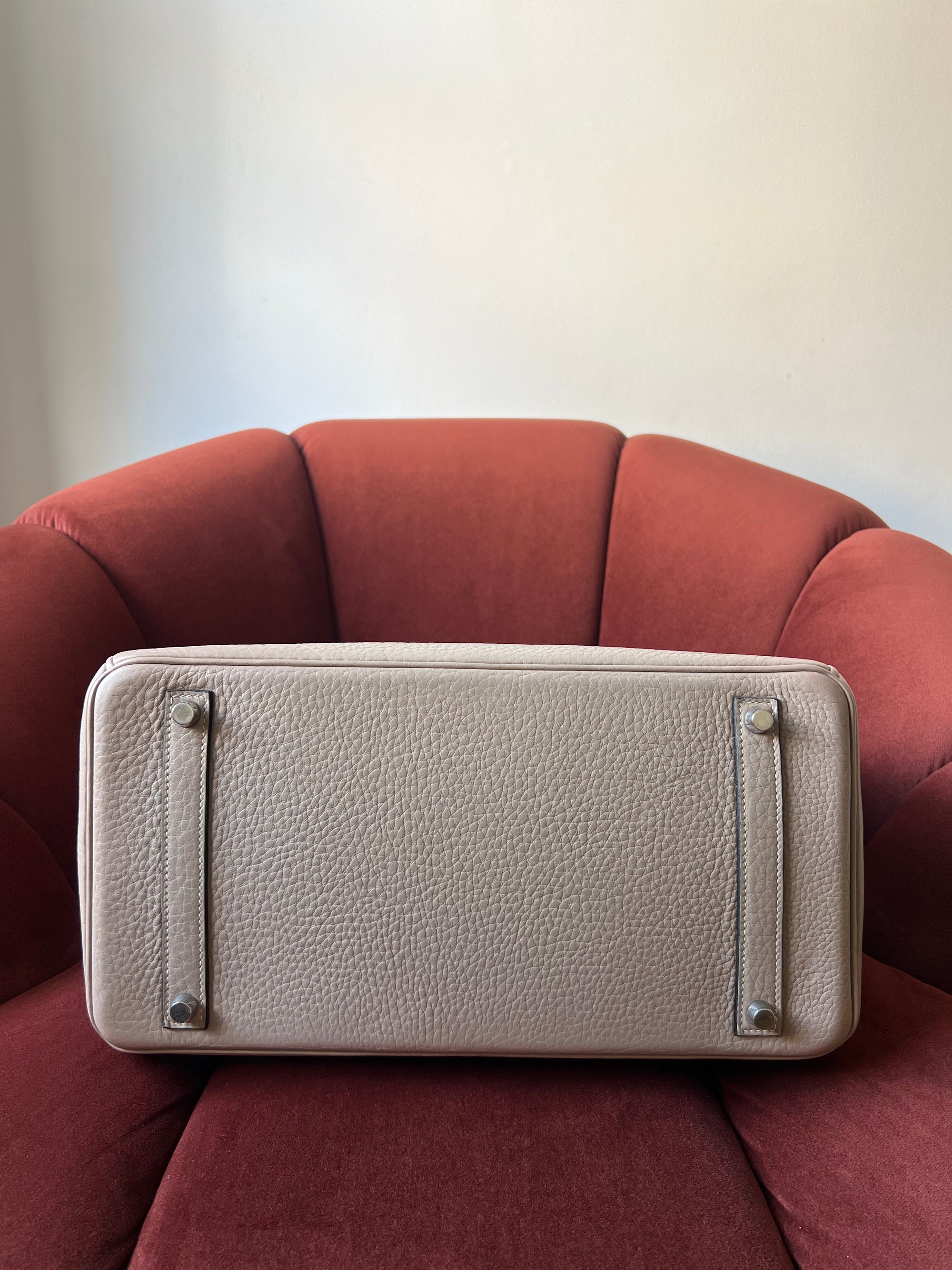 Hermès Birkin 35 In Gris Tourterelle Togo (2008)