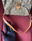 Louis Vuitton Green Denim Monogram Pleaty (2006)