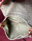 Louis Vuitton Green Denim Monogram Pleaty (2006)