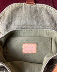 Louis Vuitton Green Denim Monogram Pleaty (2006)